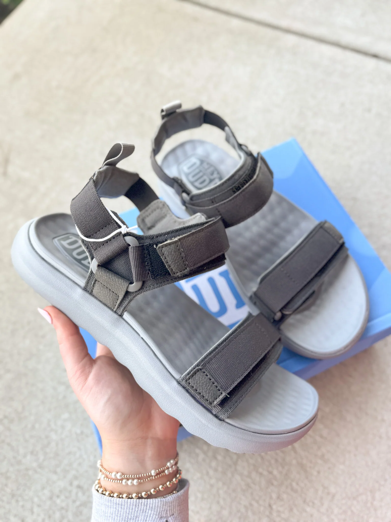 Men's Hey Dude Carson Sandal Sport Mode Black - Image 2