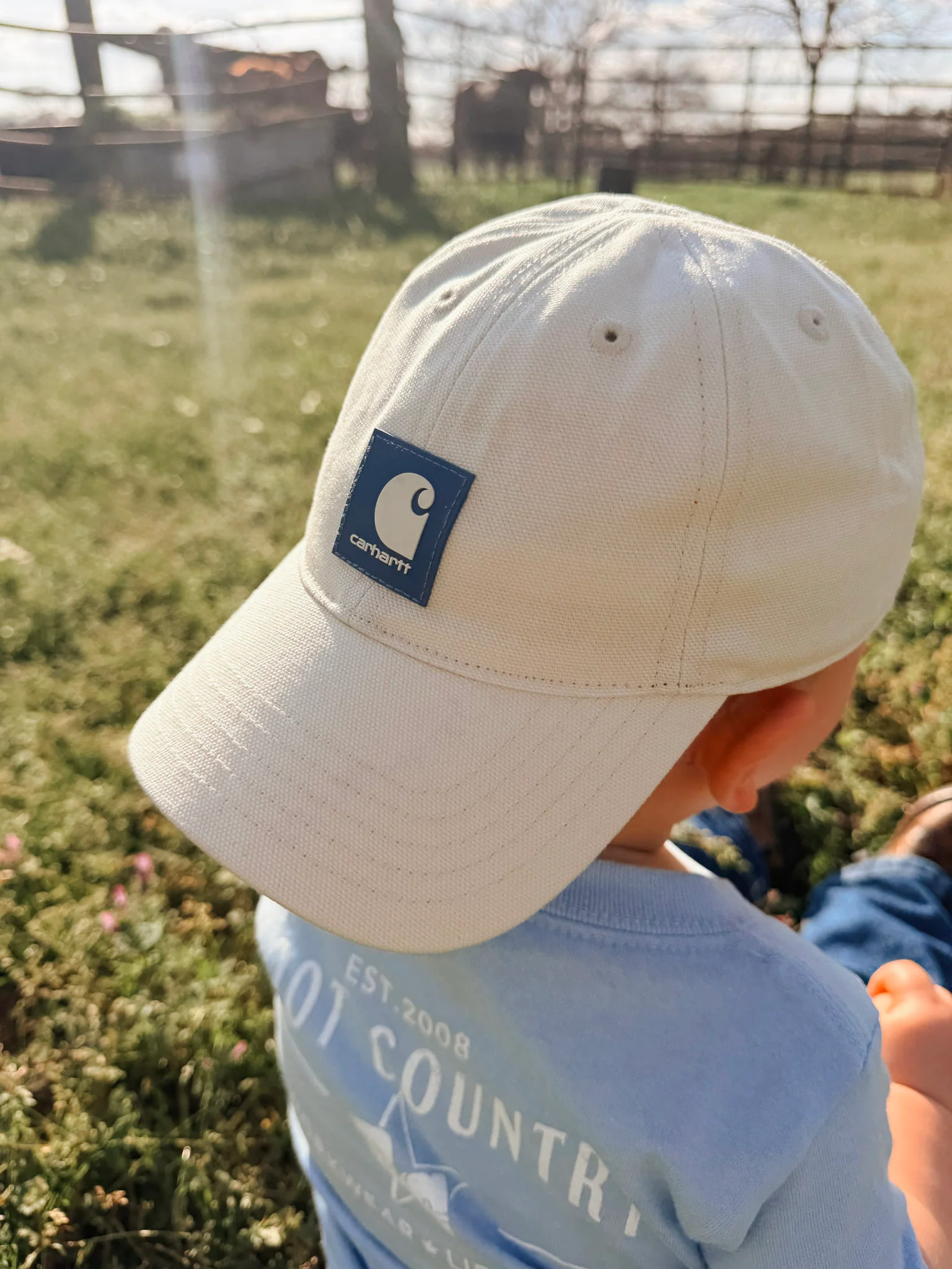 Carhartt Kids & Infant Canvas Hat in Light Beige - Image 4