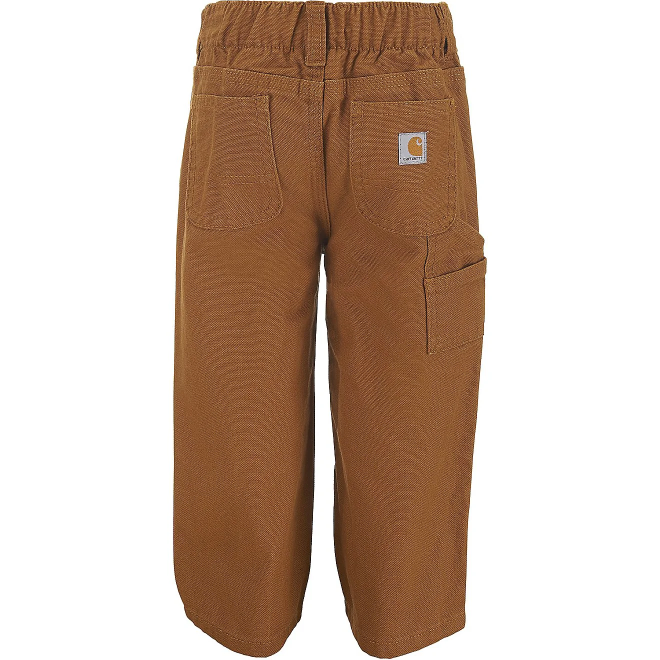 Carhartt Infant & Toddler Canvas Dungaree Pants in Carhartt Brown - Image 8