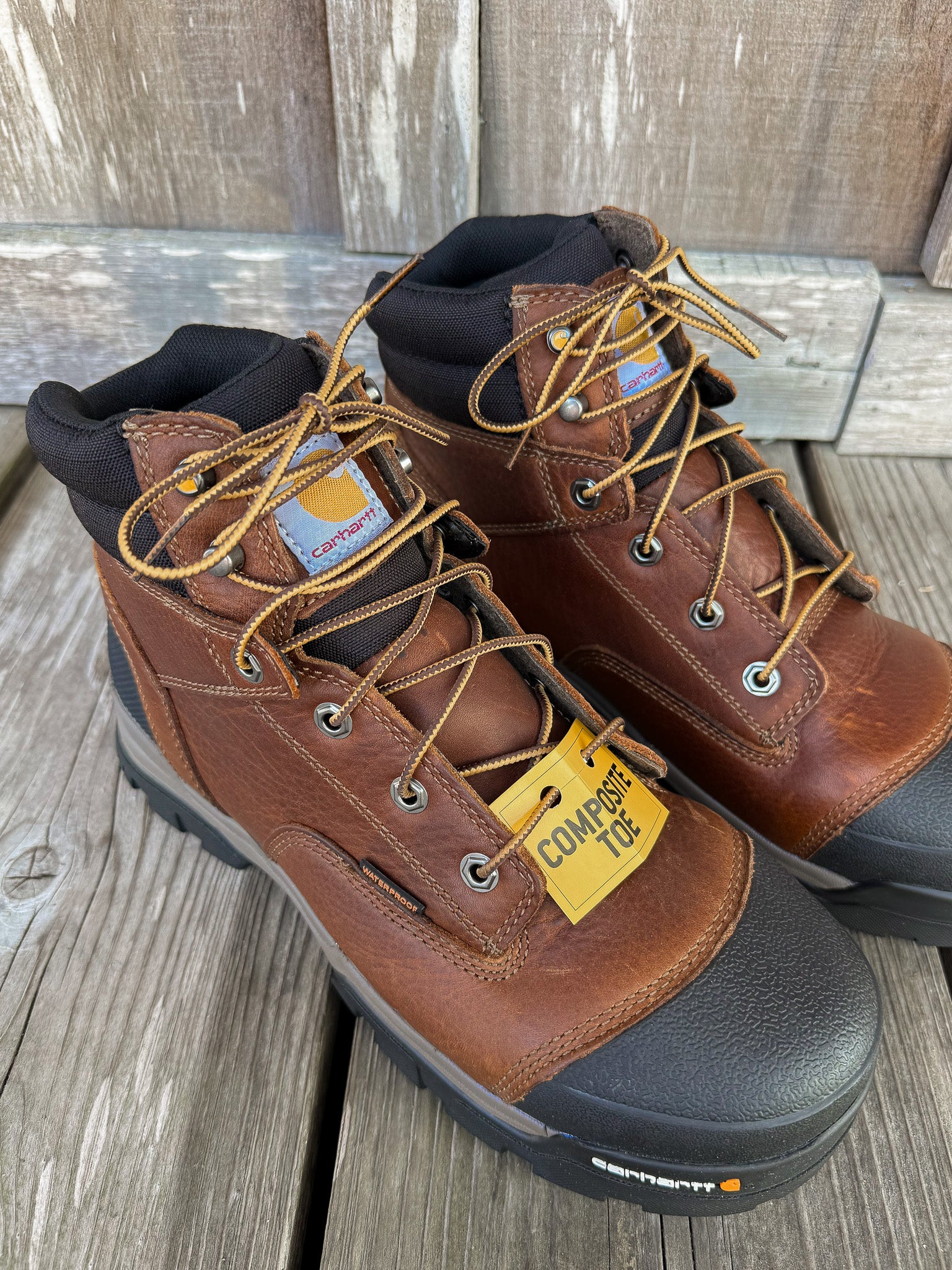 Men's Carhartt Ground Force 6" Waterproof Composite Toe Work Boots - Image 3