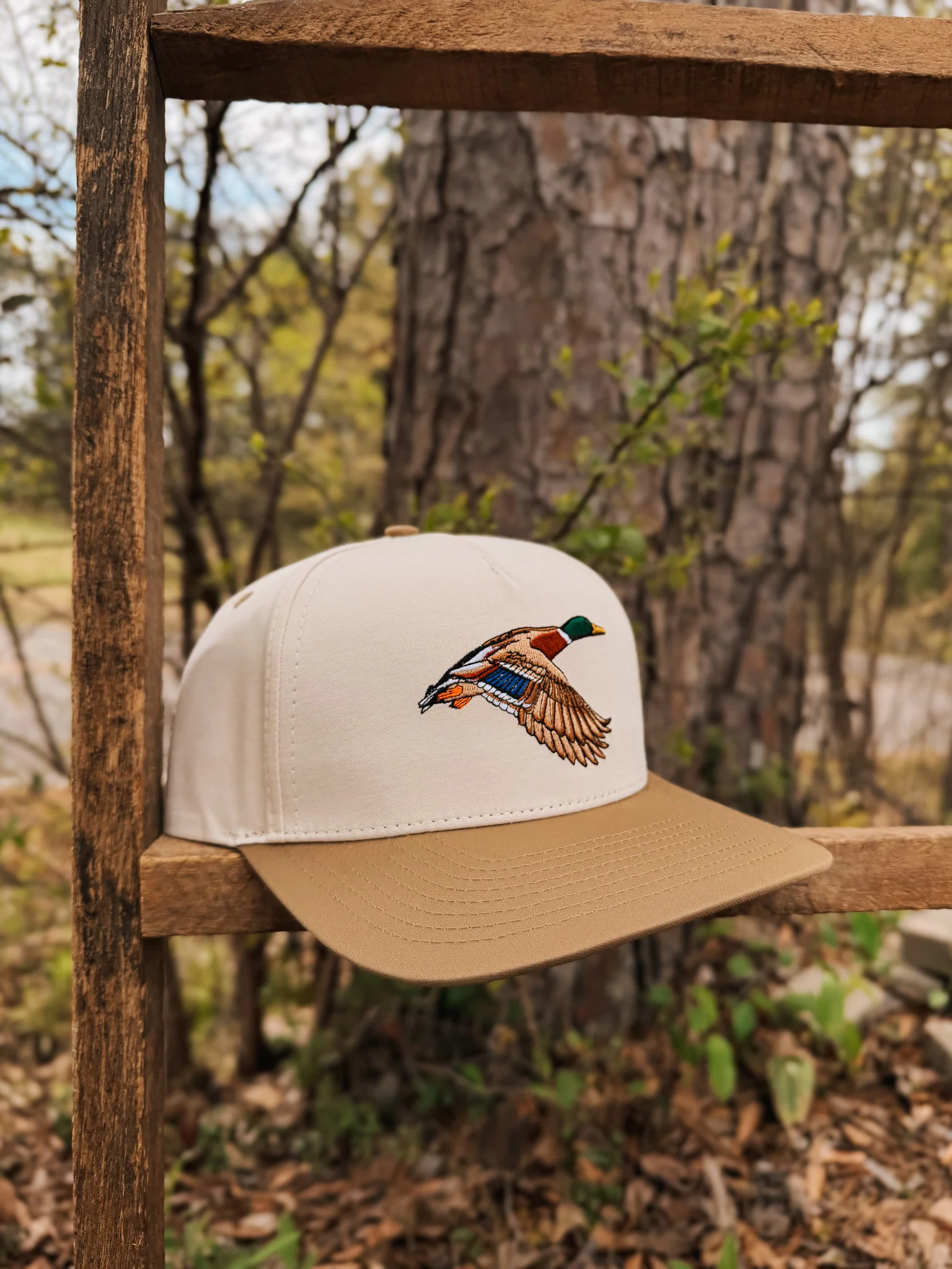 Embry Outdoor Mallard Hat - Cream/Tan