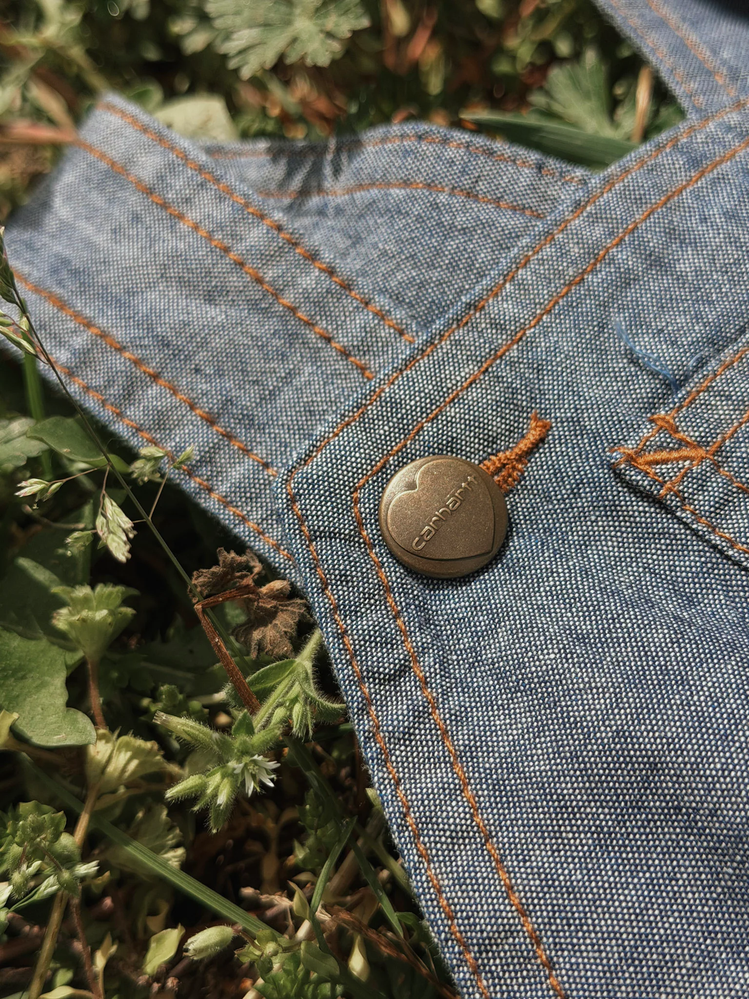 Carhartt Infant Denim Chambray Jumper - Image 2
