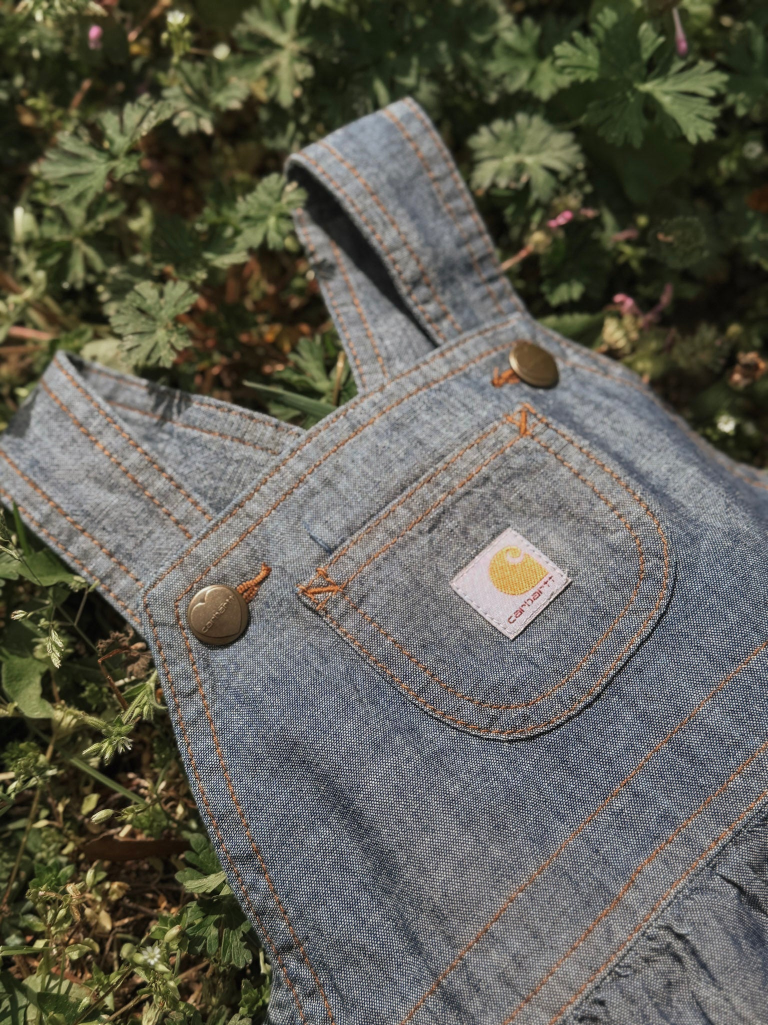 Carhartt Infant Denim Chambray Jumper - Image 3