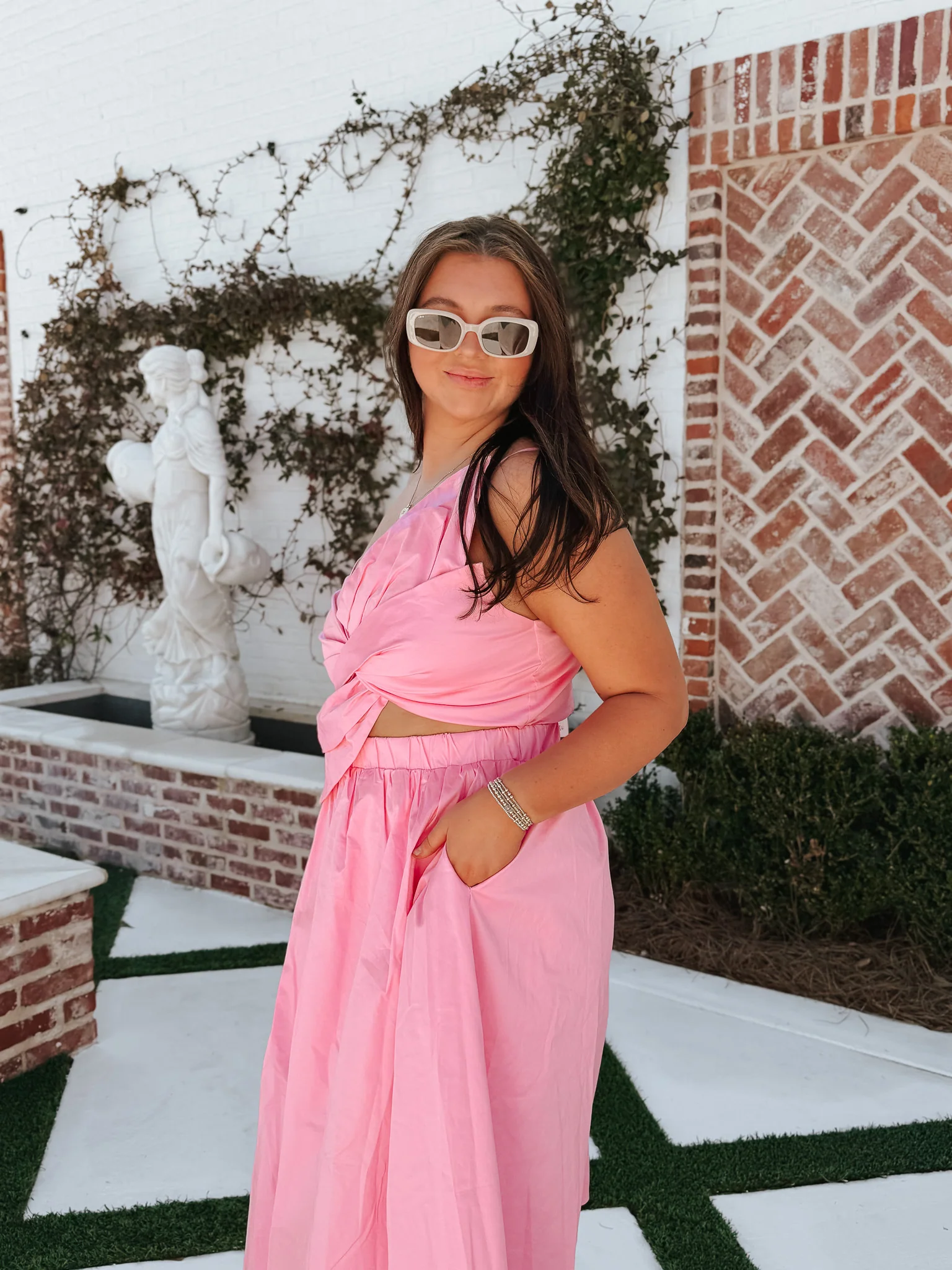 Resort Ready Dress In Pink - Image 10