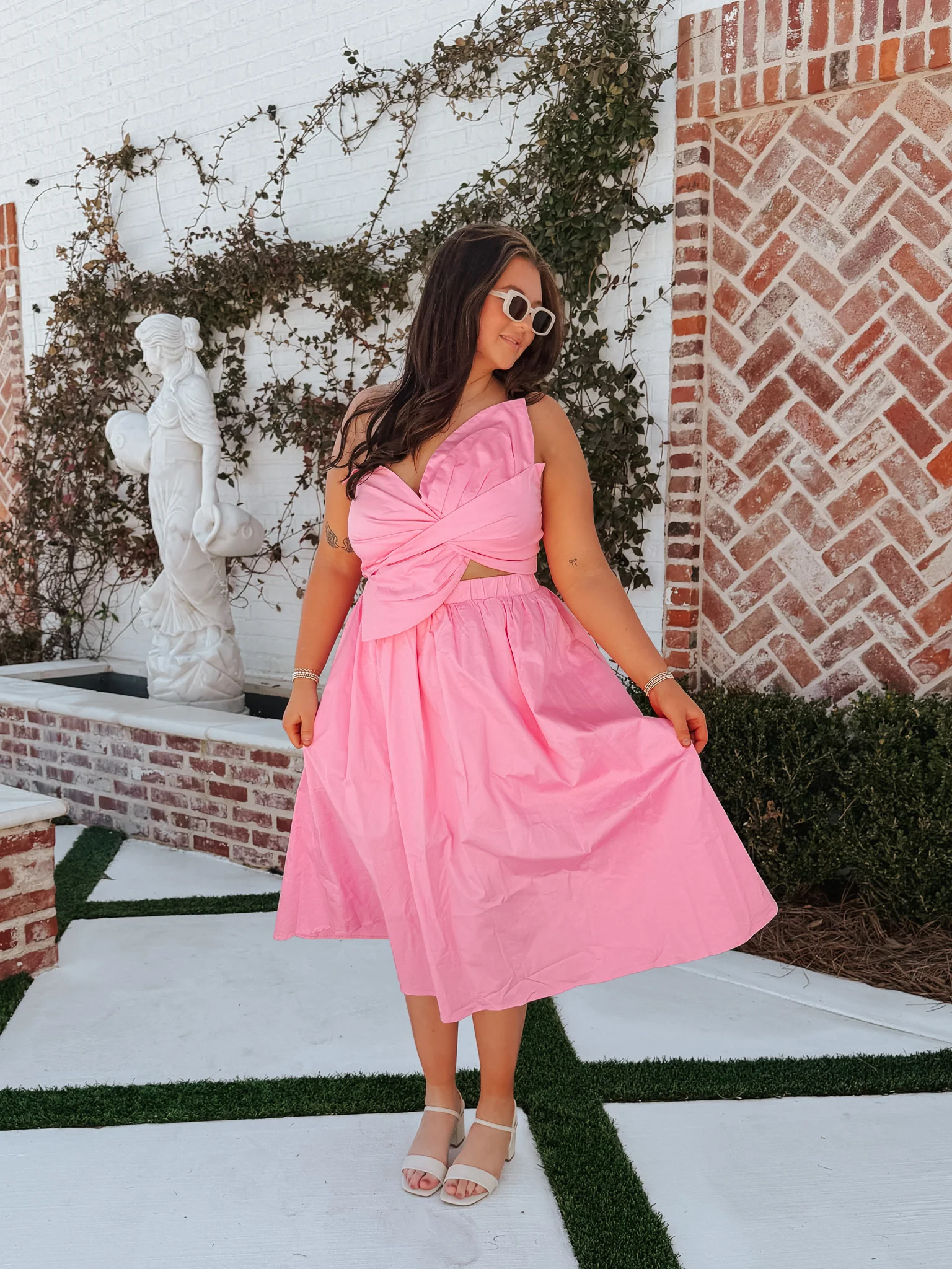 Resort Ready Dress In Pink - Image 2