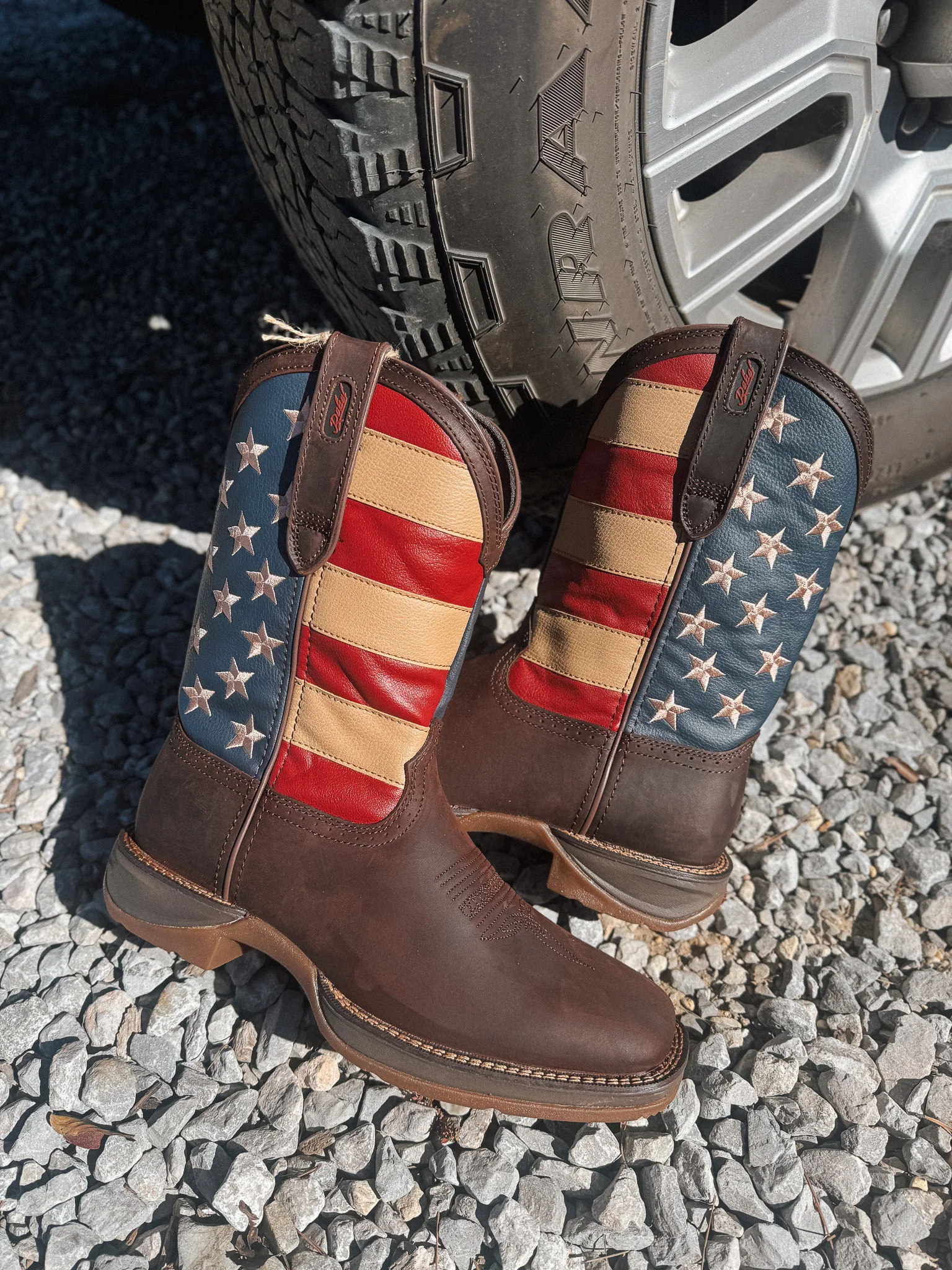 Men's Rebel Durango Patriotic Flag Boots