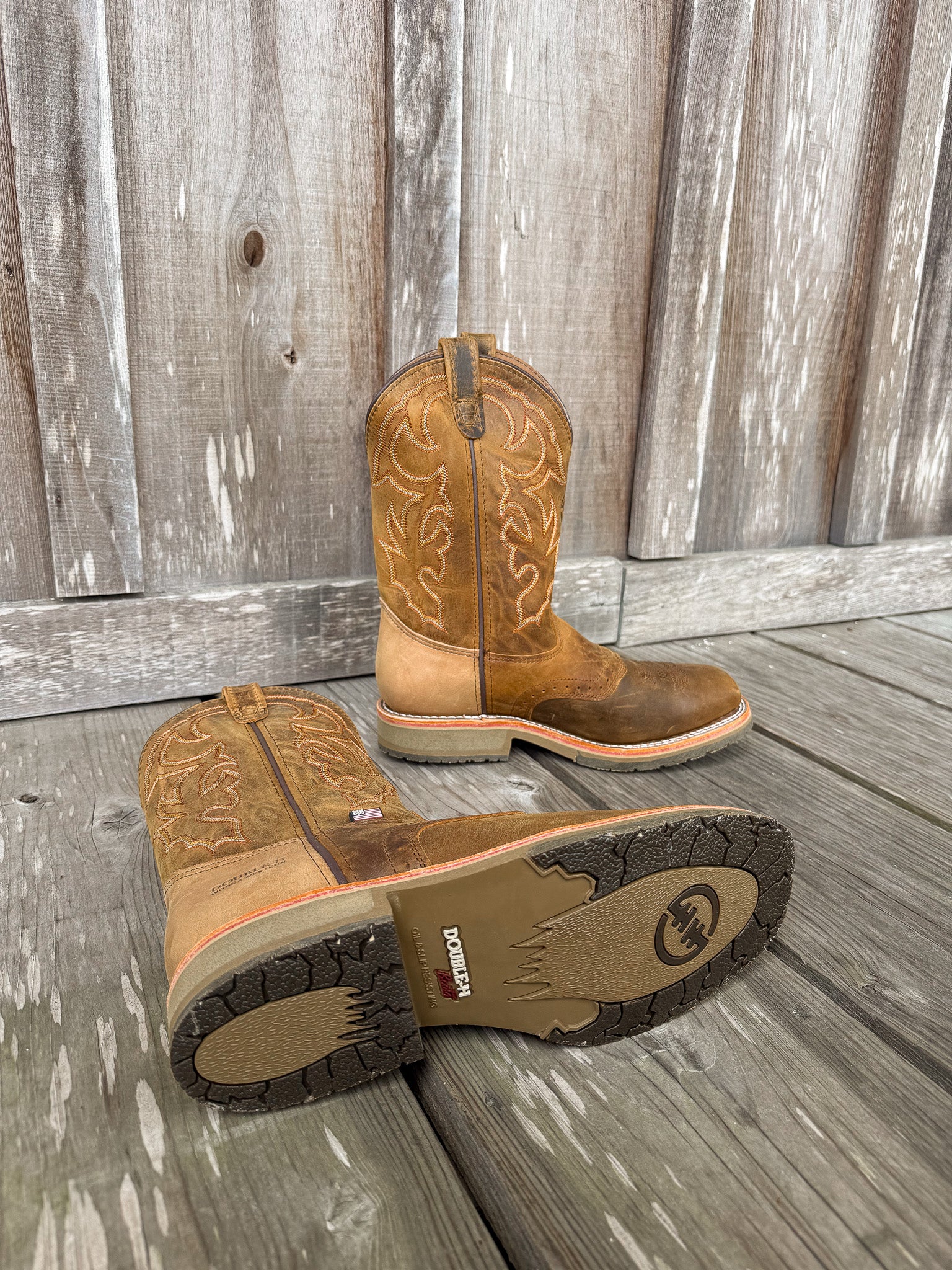 Men's Double H Dwight Steel Toe Work Boots - Image 2