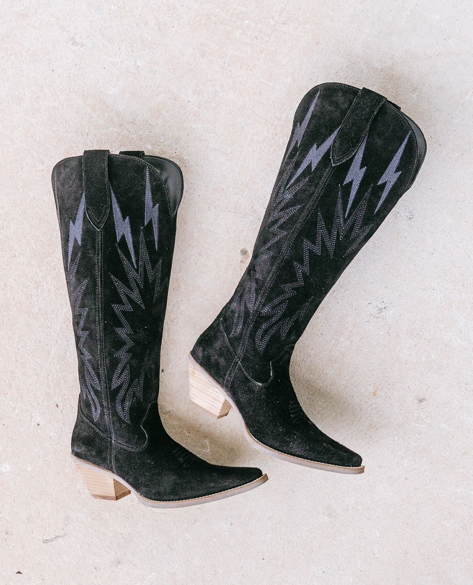 Dingo Thunder Road Black Leather Boot - Image 3
