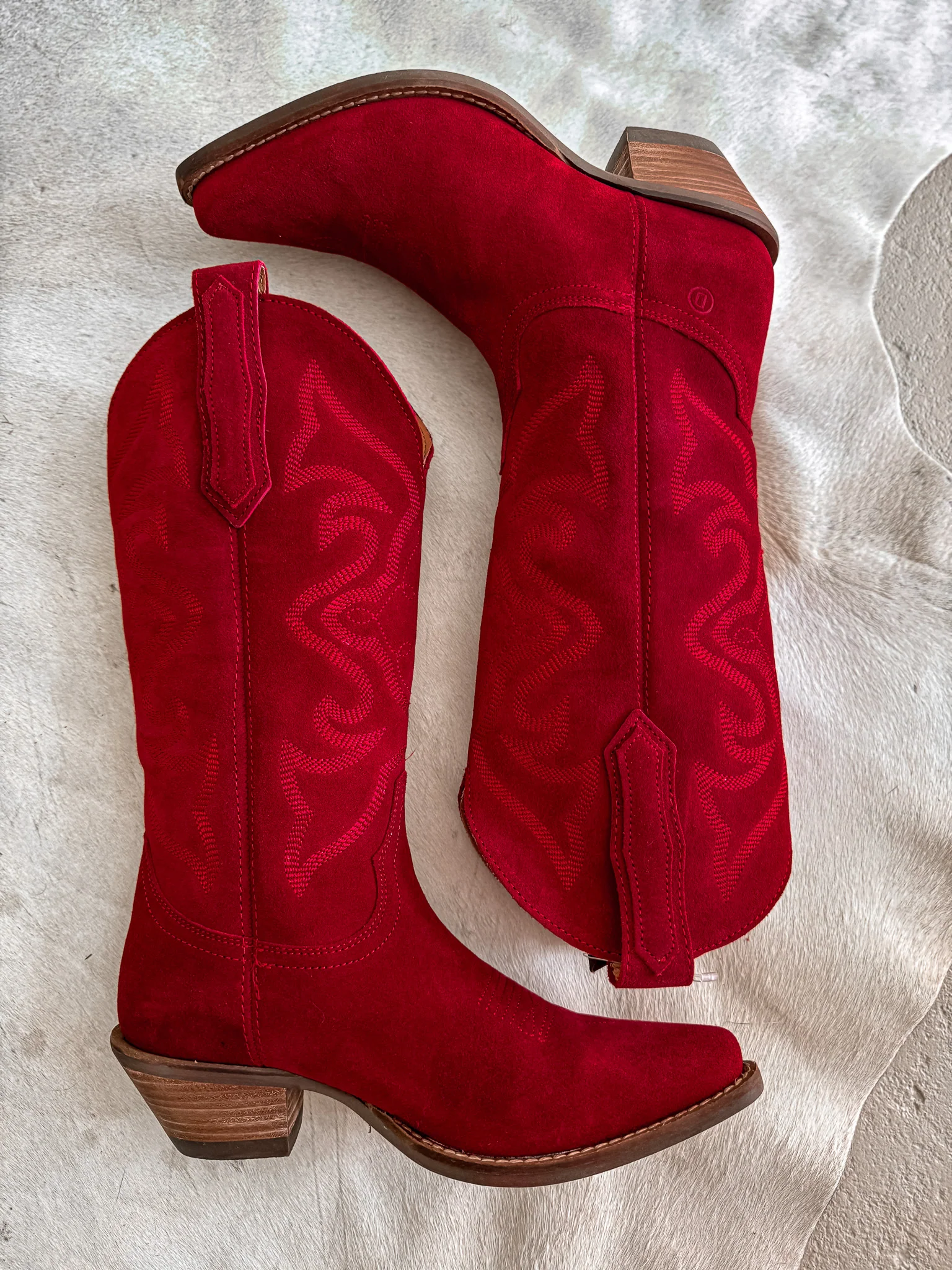 Women's Dingo Out West Red Leather Boot - Image 15