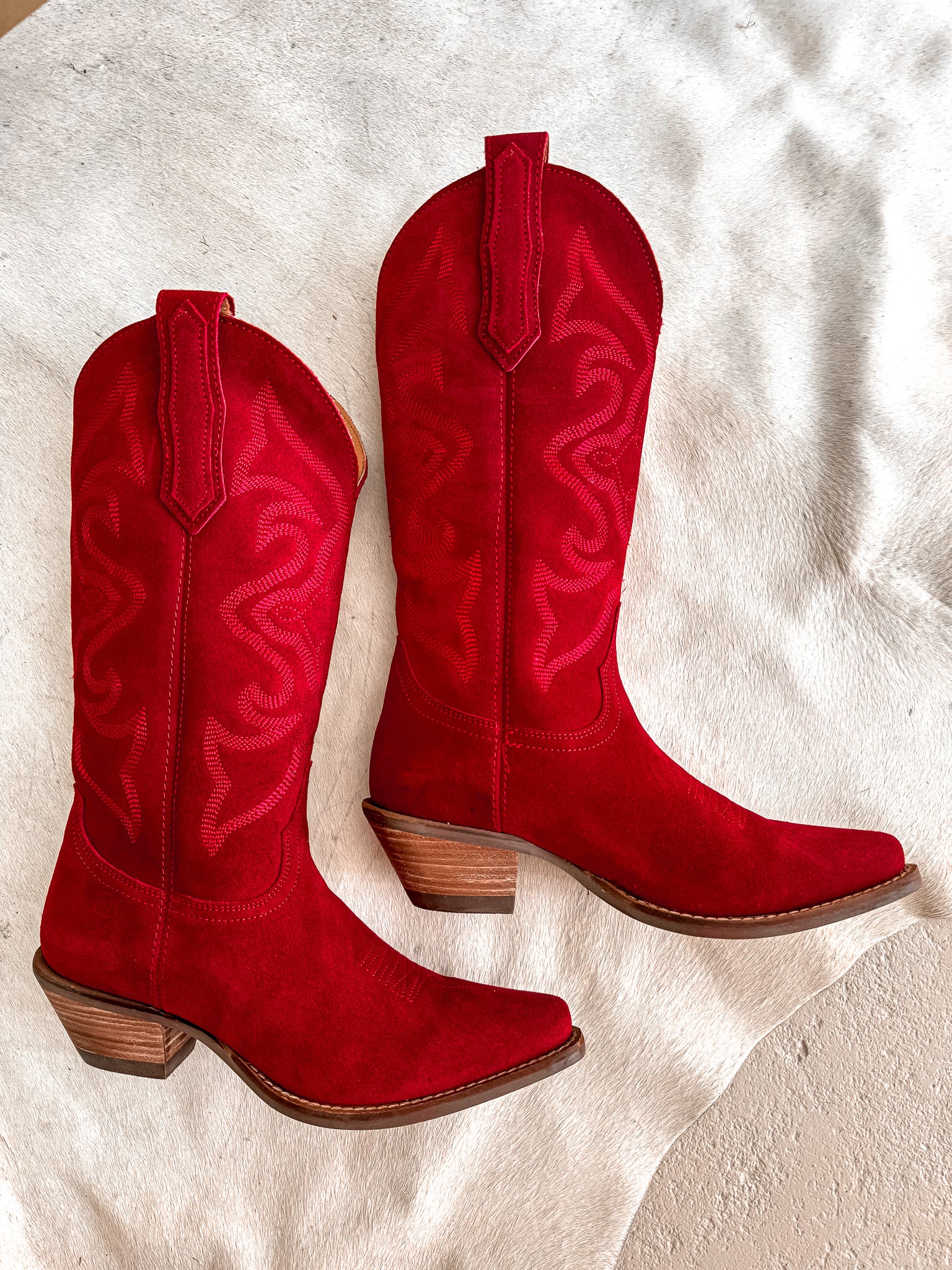 Women's Dingo Out West Red Leather Boot - Image 18