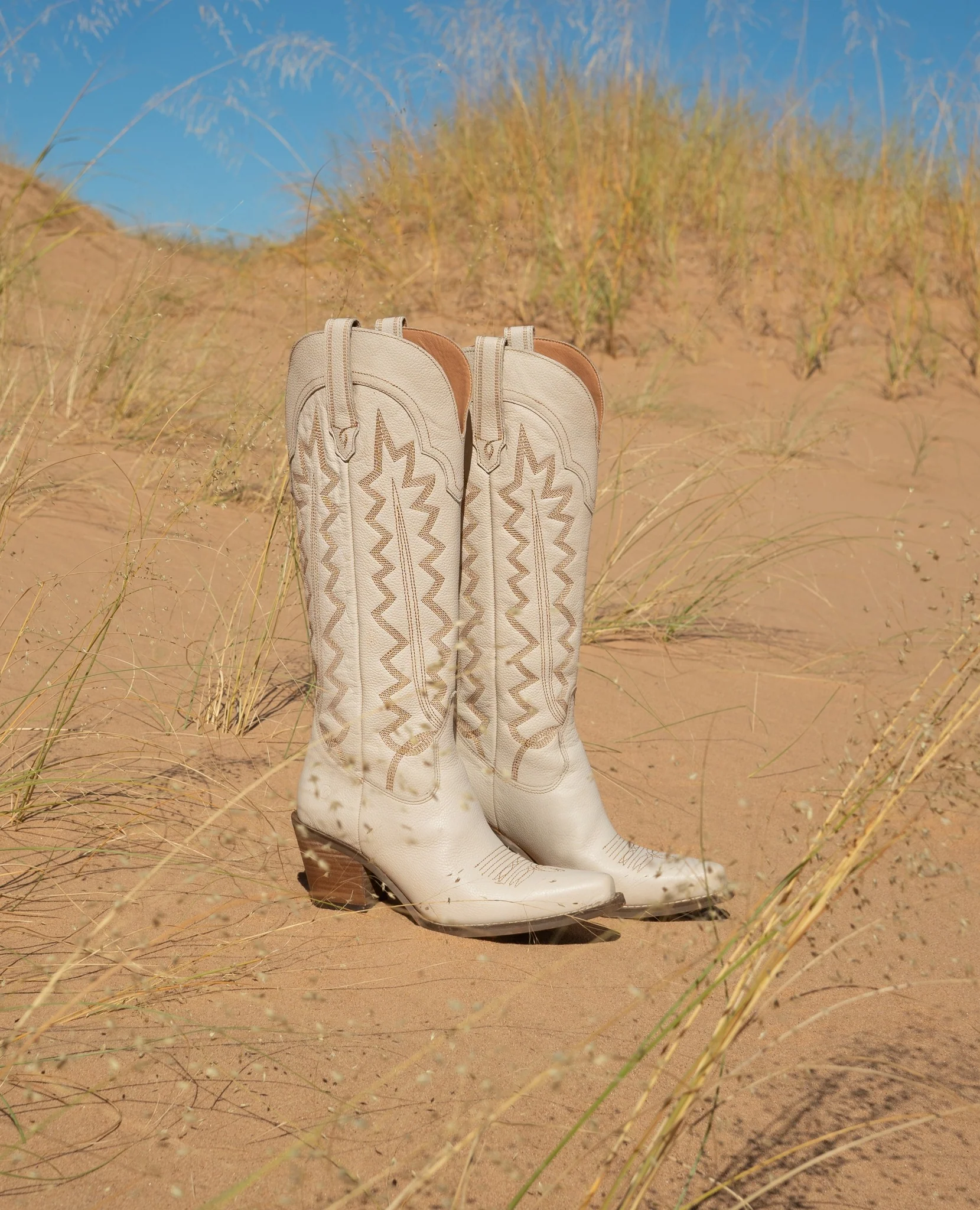 Dingo High Cotton Boots in Tan - Image 2