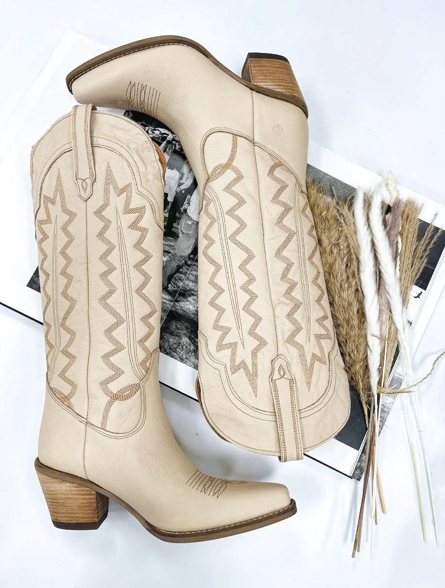 Dingo High Cotton Boots in Tan - Image 7