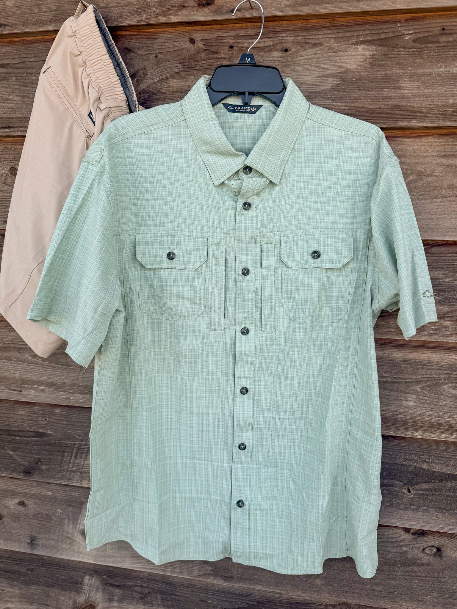 Drake Men's Wingshooter Trey Cross Hatch Short Sleeve Shirt - Image 7
