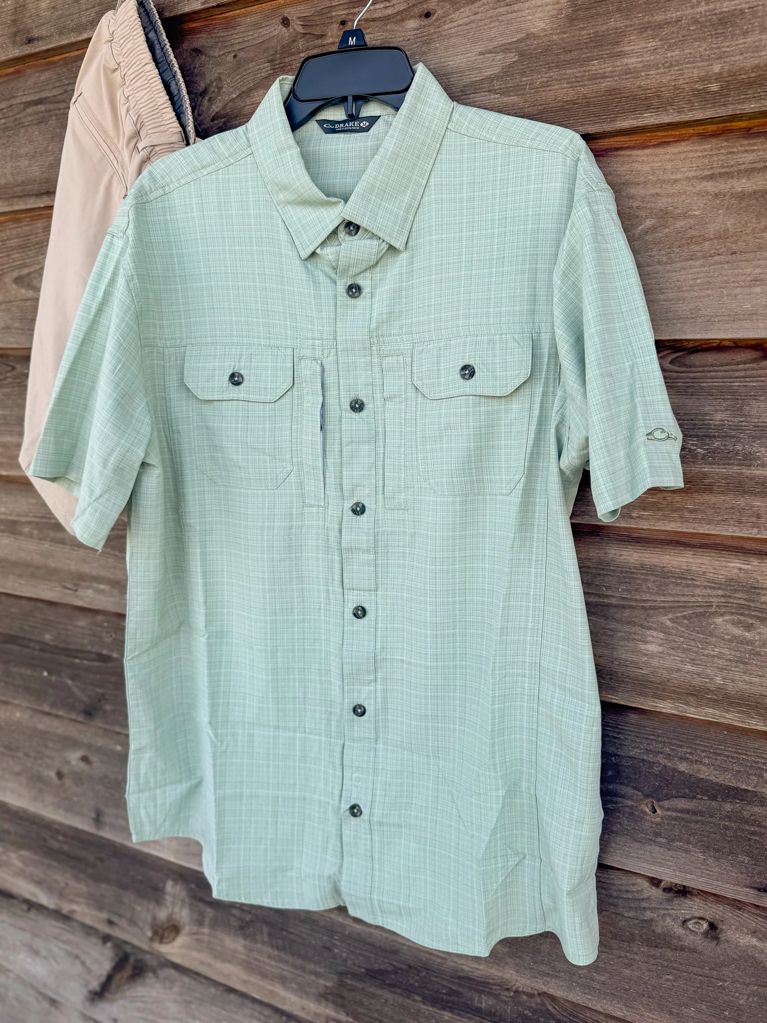 Drake Men's Wingshooter Trey Cross Hatch Short Sleeve Shirt - Image 9