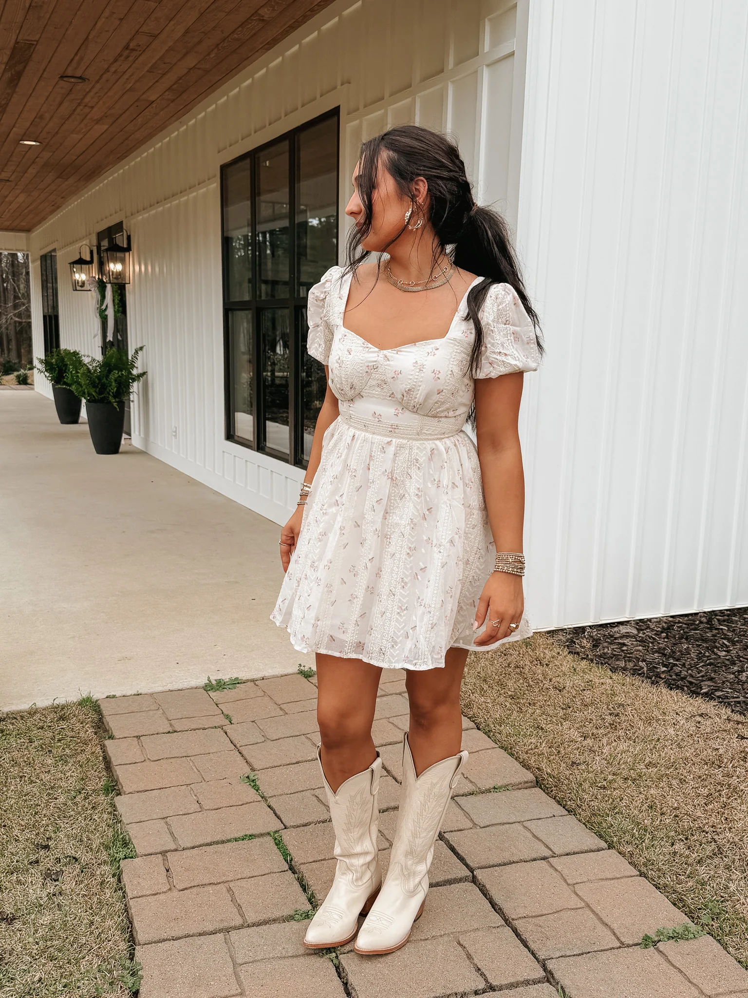 Grace in Blooms Floral Dress - Image 6