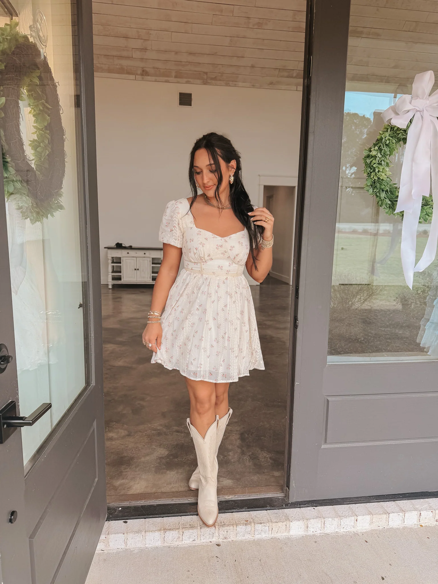 Grace in Blooms Floral Dress - Image 8