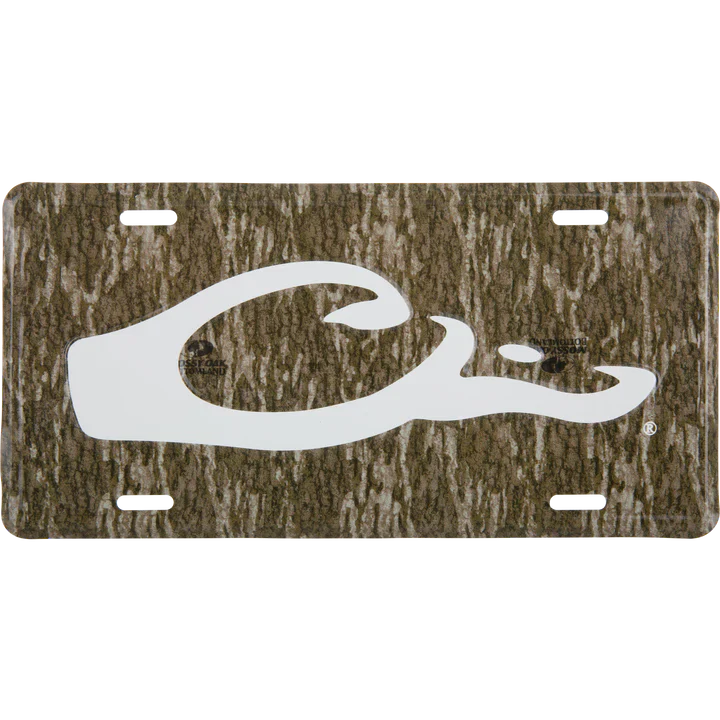Drake Logo License Plate - Bottomland