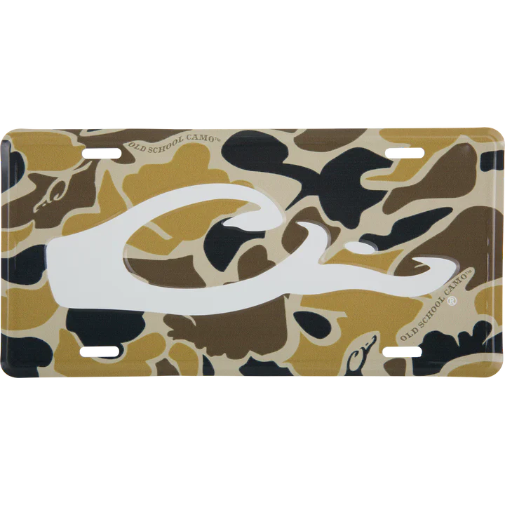 Drake Logo License Plate - Old School