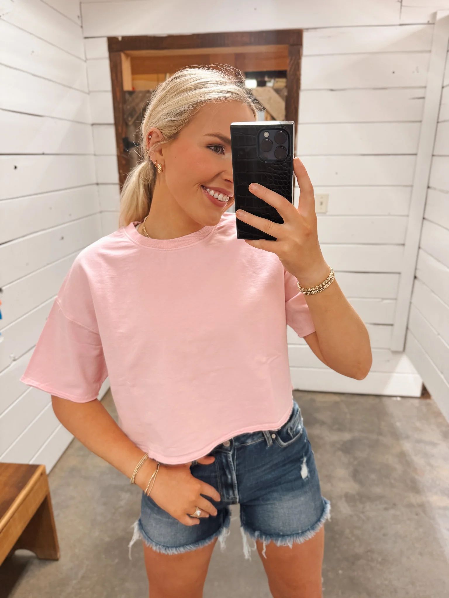 Path To Happiness Soft Pink Tee - Image 9