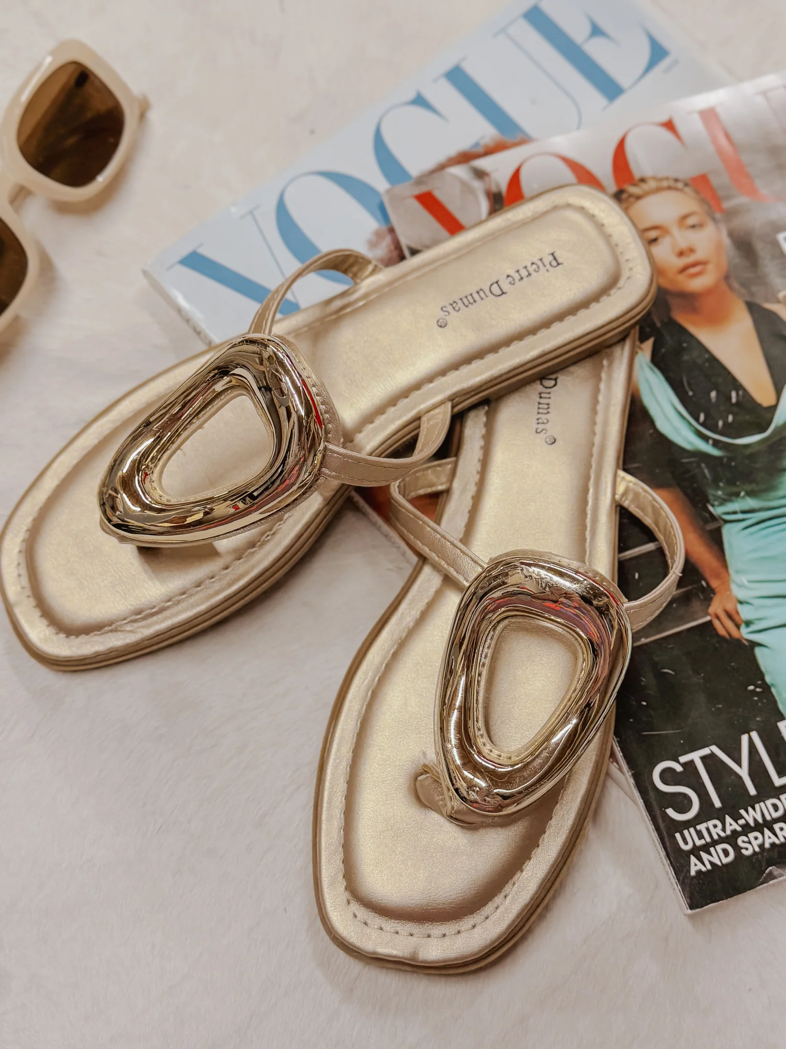 Dress to Impress Sandals in Gold - Image 10