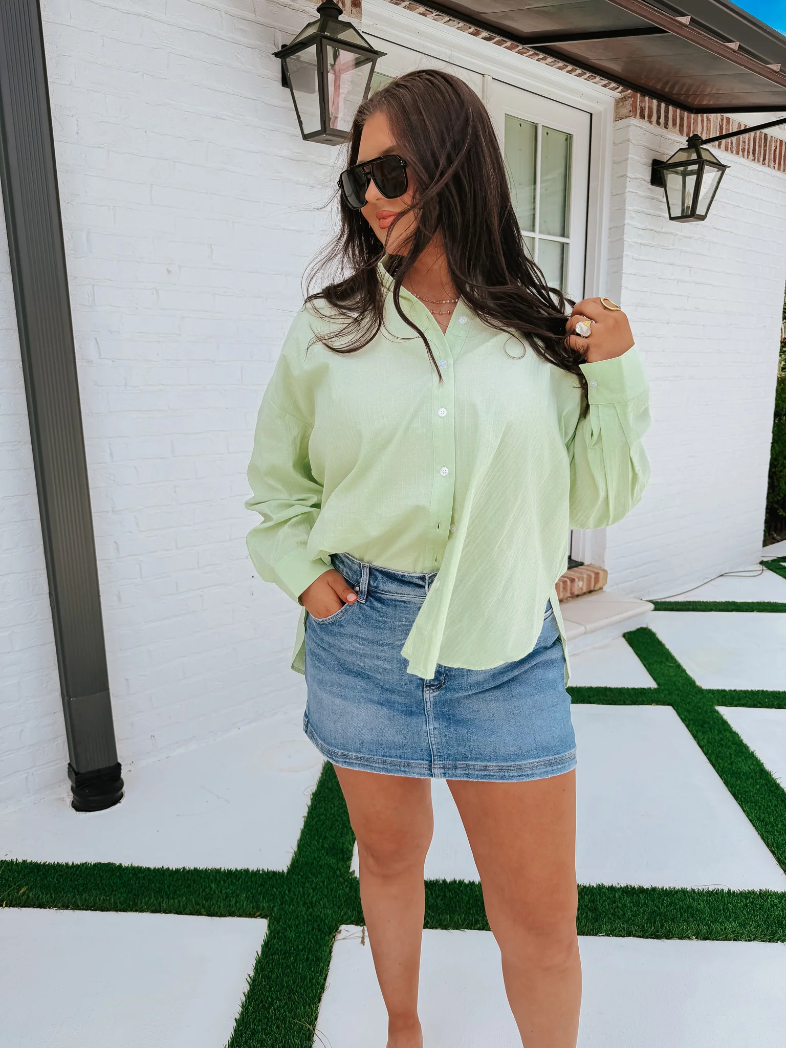 Everyday Adventure Top in Lime - Image 2