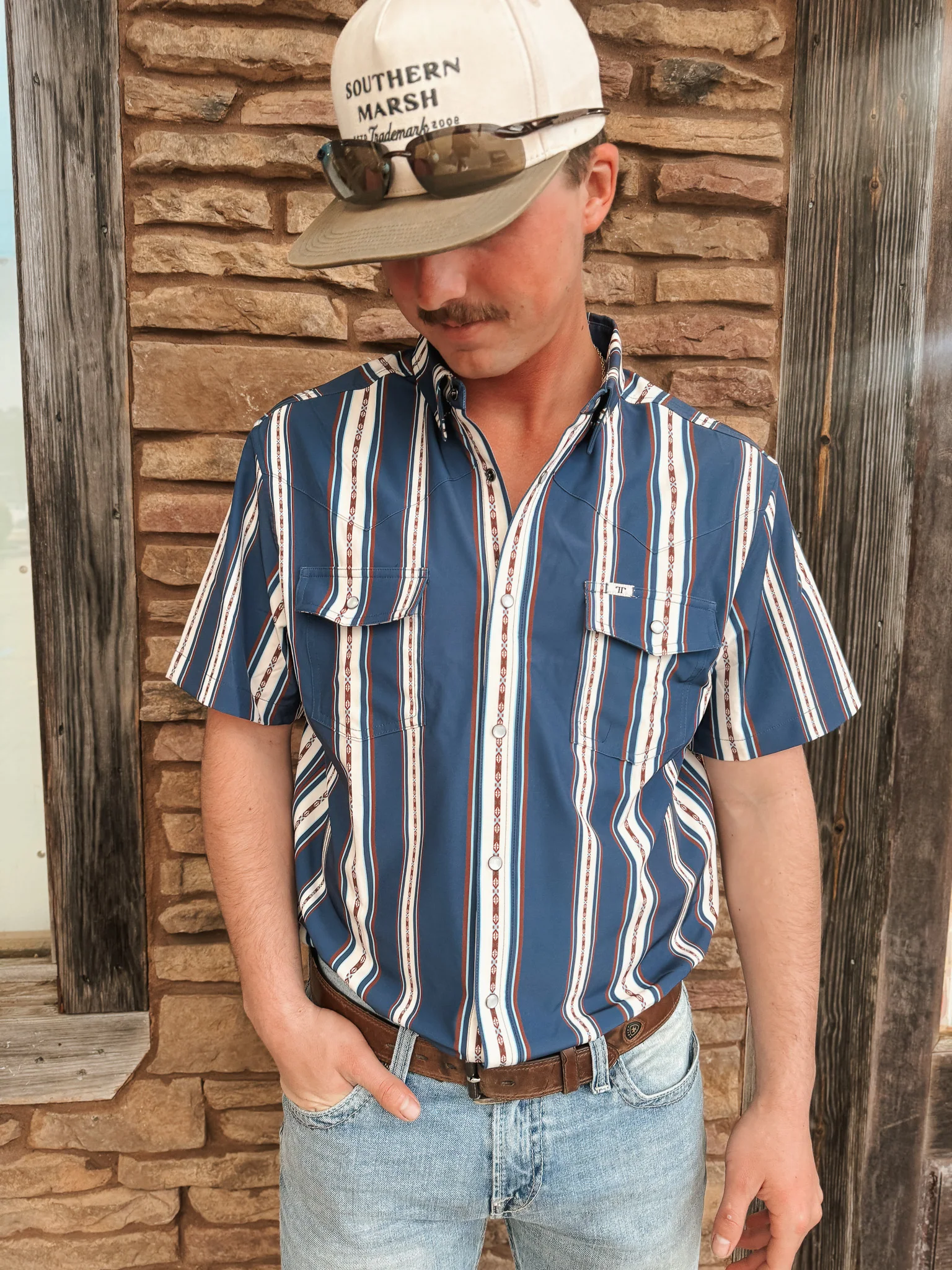 Ferrell The Hudson - Short Sleeve Snap Shirt
