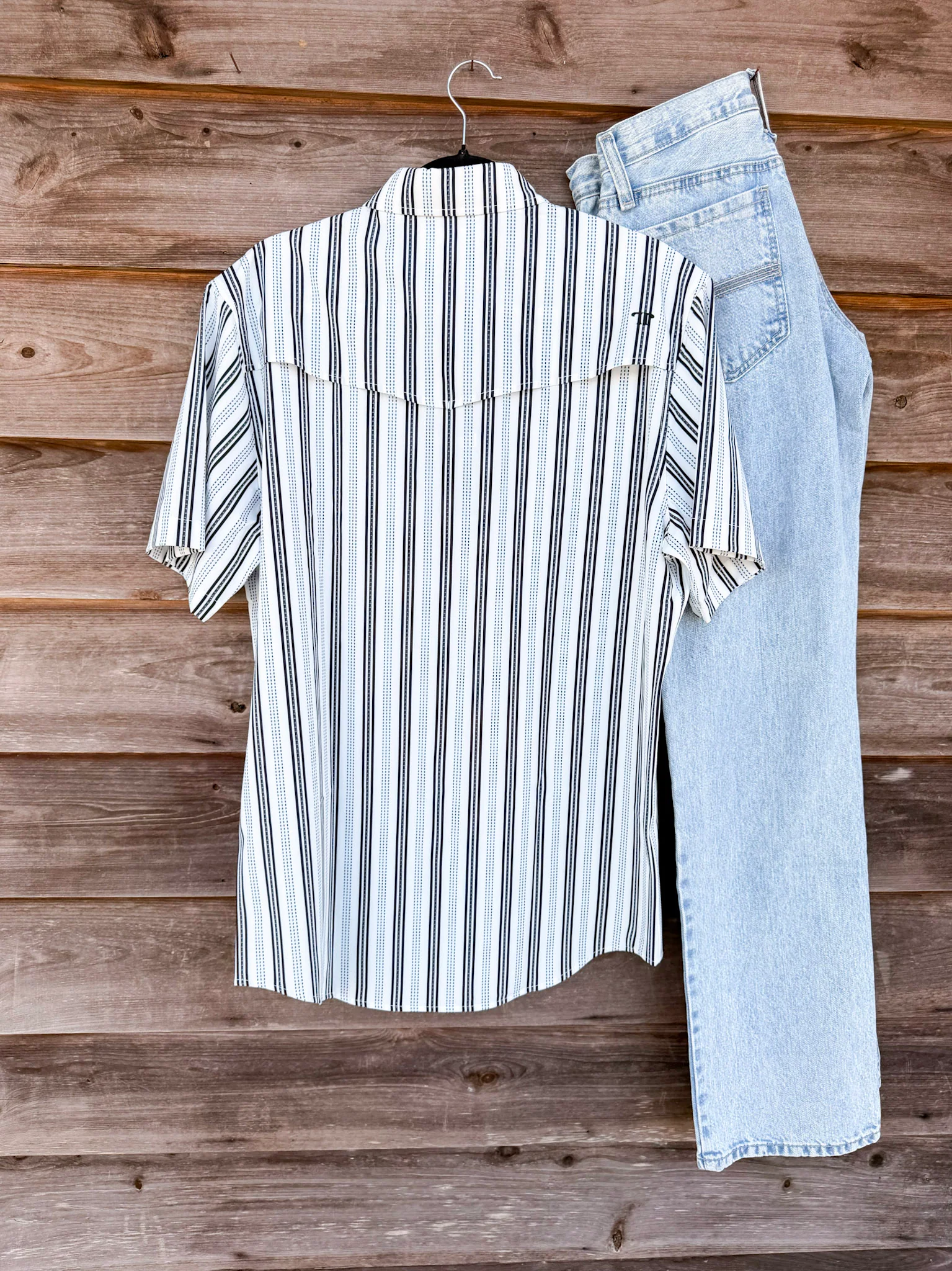 Ferrell The Jake in White - Short Sleeve Snap Shirt - Image 8