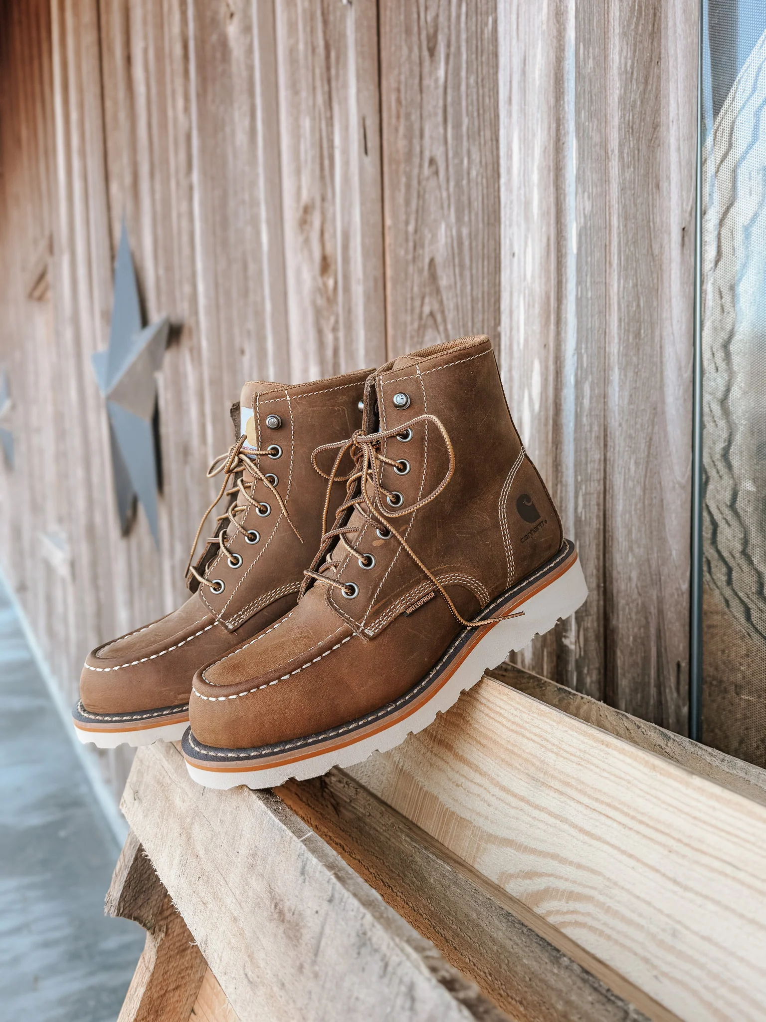 Women's Carhartt 6" Wedge Moc Toe Waterproof Boots