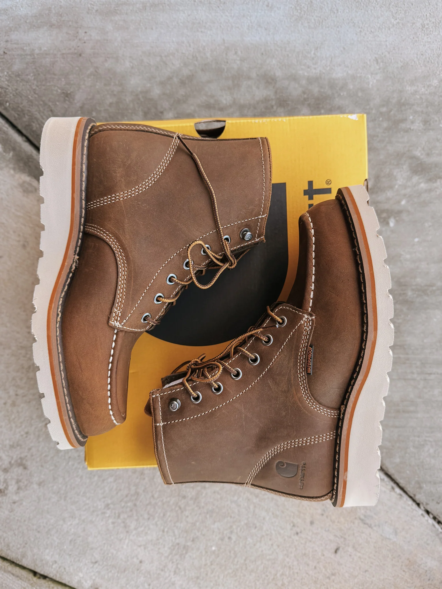 Women's Carhartt 6" Wedge Moc Toe Waterproof Boots - Image 10