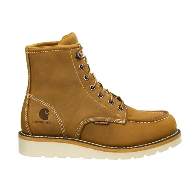 Women's Carhartt 6" Wedge Moc Toe Waterproof Boots - Image 11