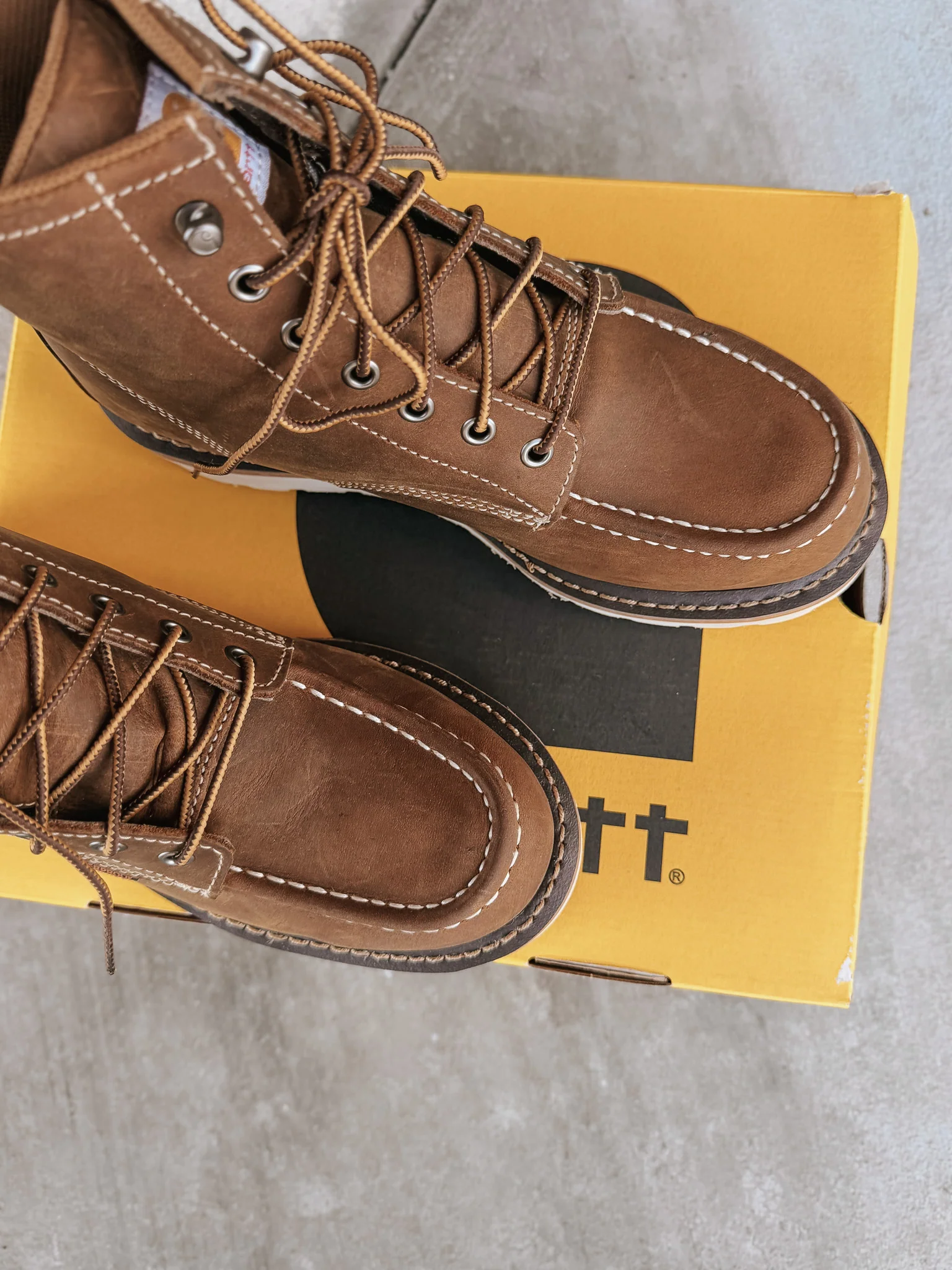 Women's Carhartt 6" Wedge Moc Toe Waterproof Boots - Image 8