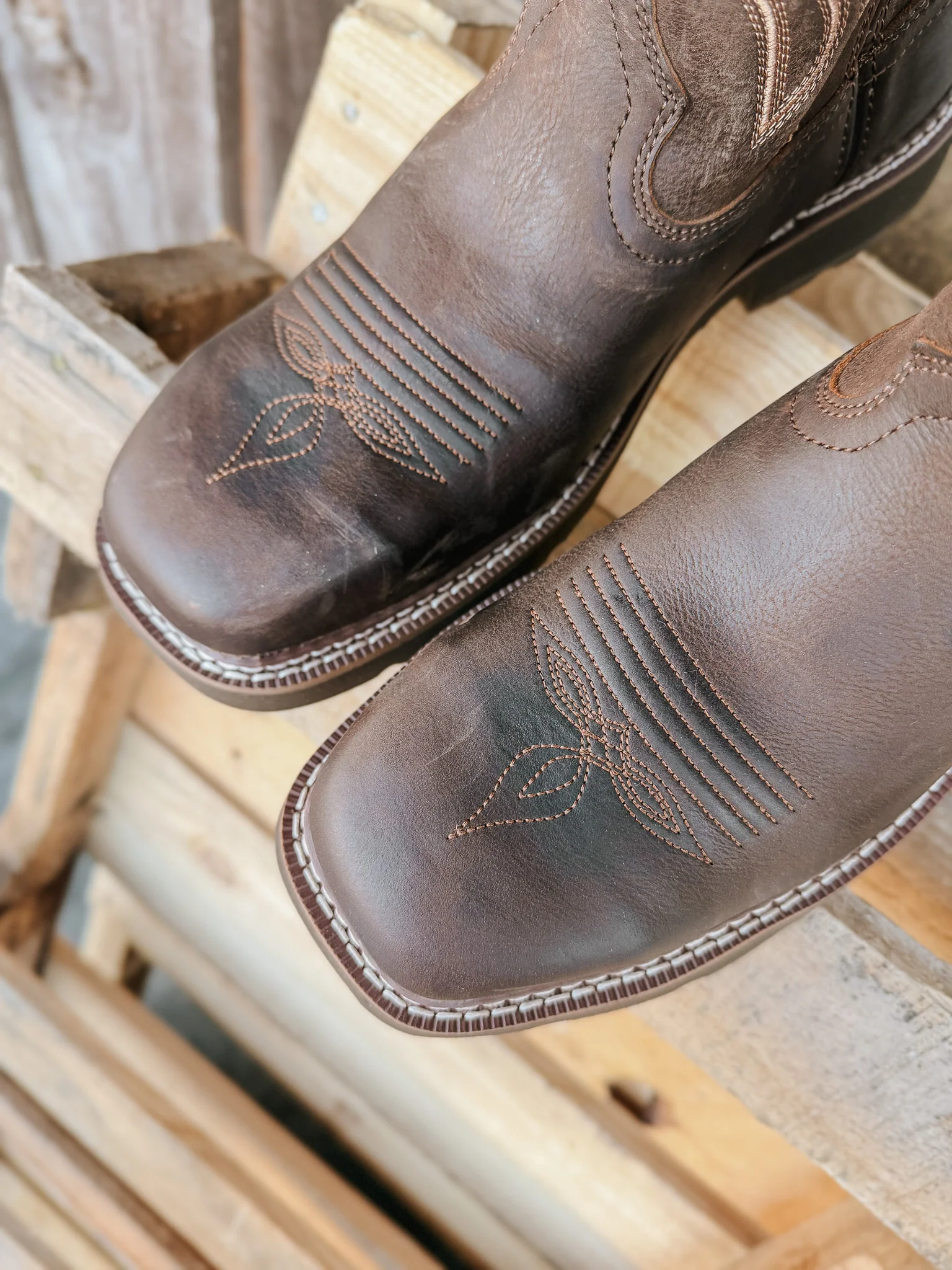 Men's Georgia Core 37 11" Steel Toe Western Work Boots - Image 2