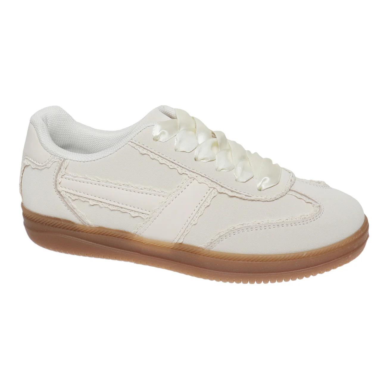 Step Ahead Sneakers in Cream - Image 3