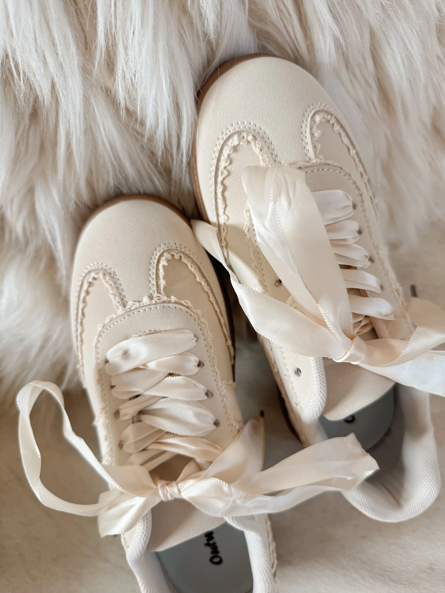 Step Ahead Sneakers in Cream - Image 8