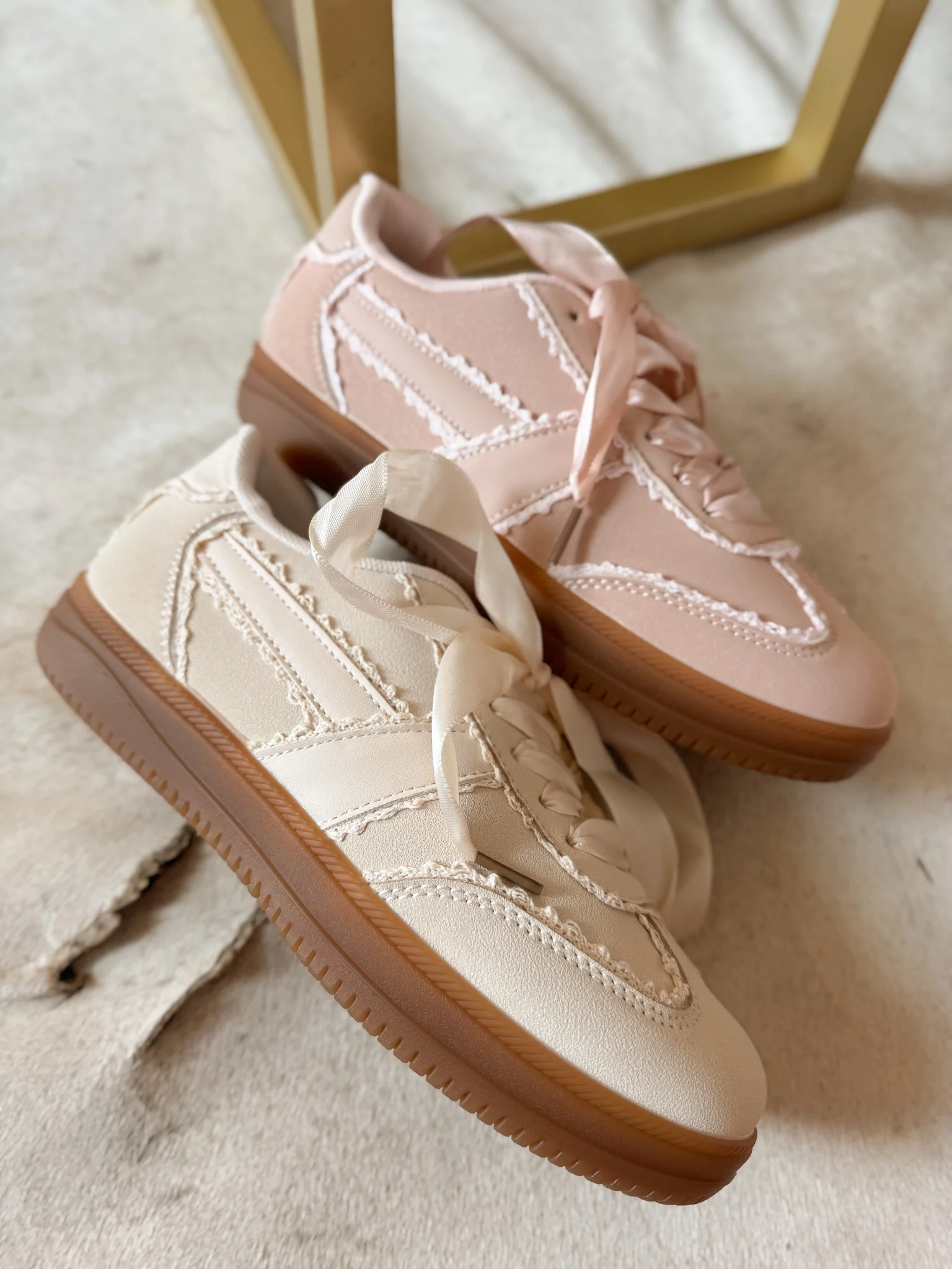 Step Ahead Sneakers in Light Pink - Image 10