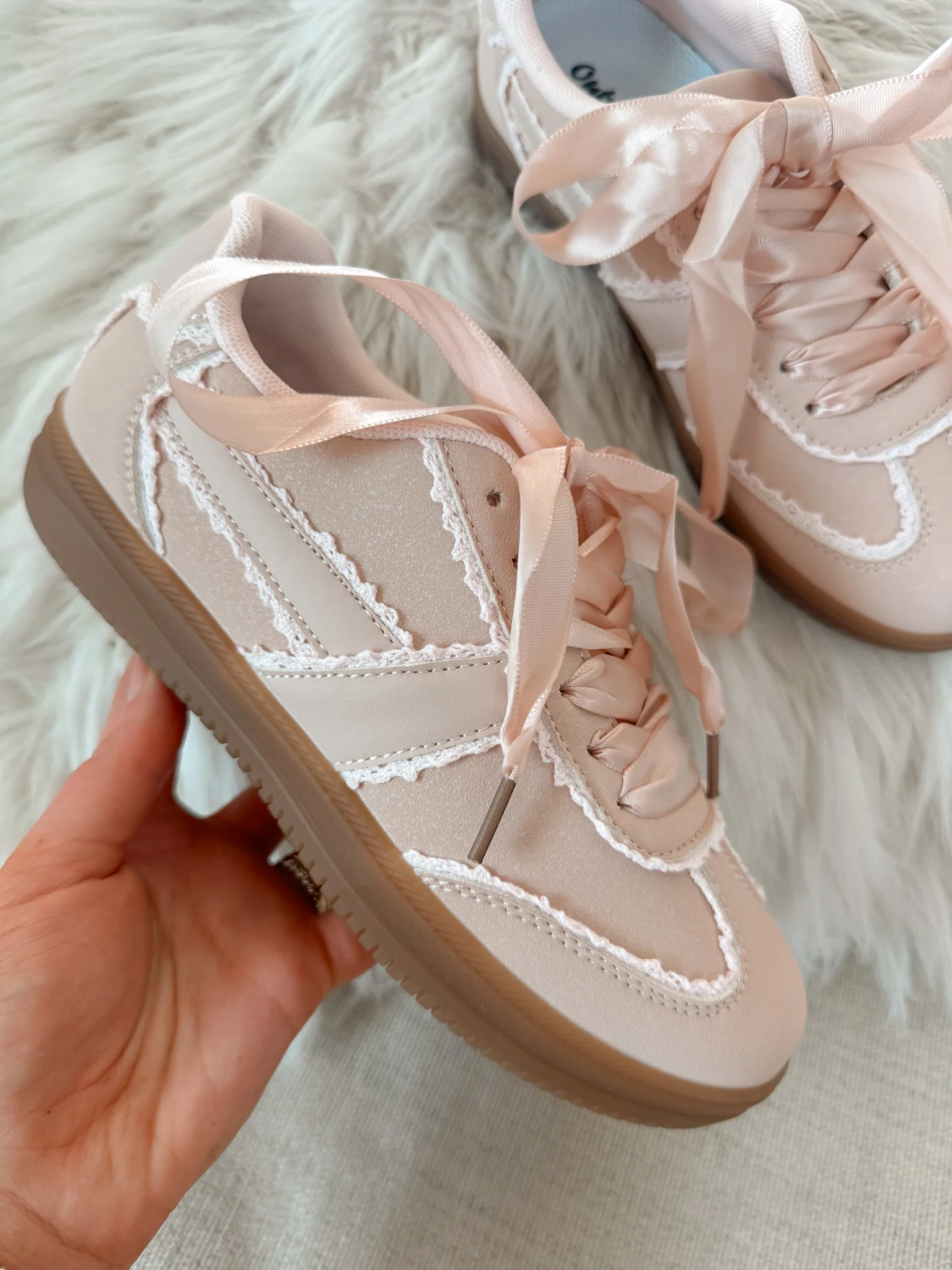 Step Ahead Sneakers in Light Pink - Image 6