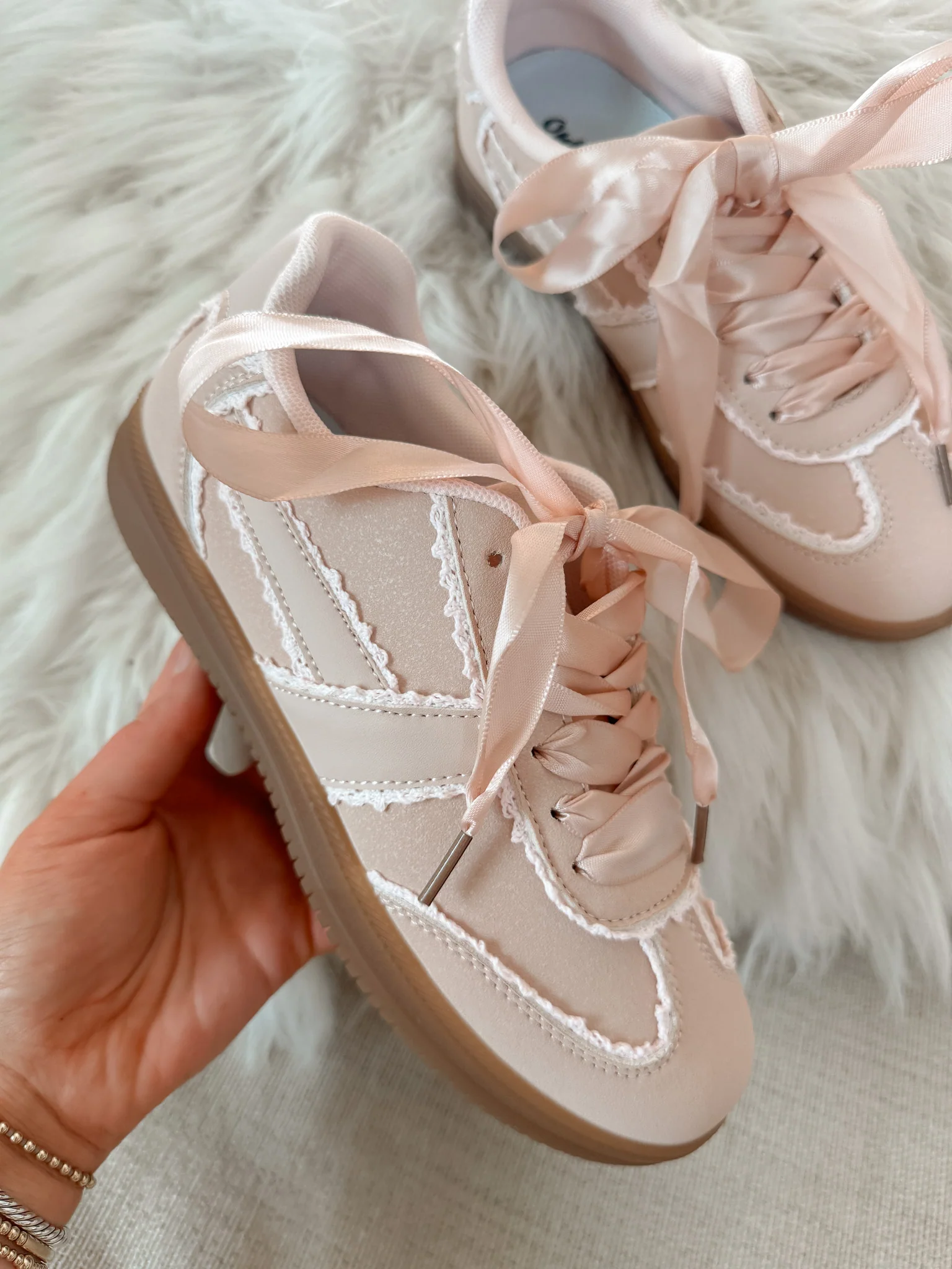 Step Ahead Sneakers in Light Pink - Image 8