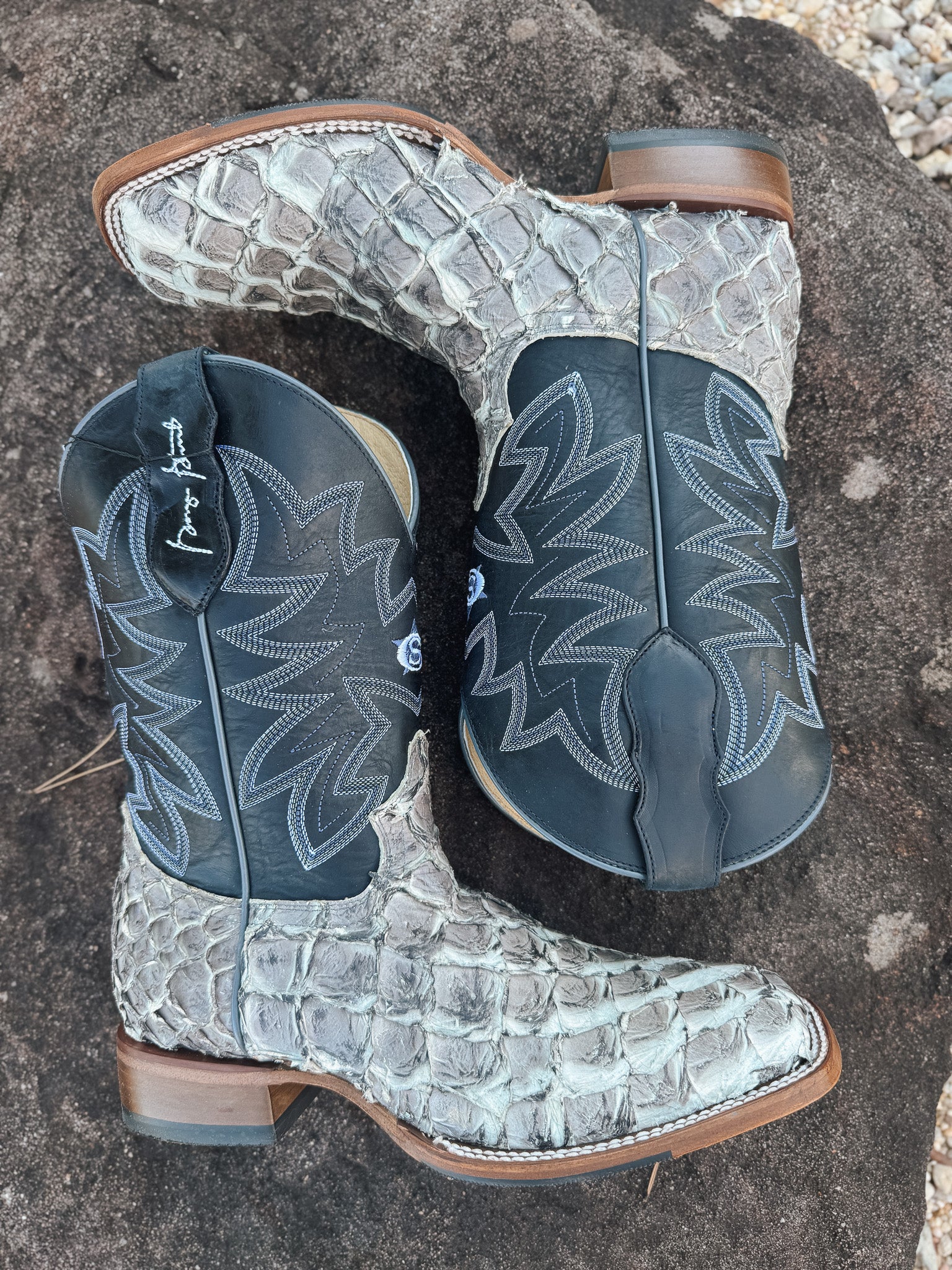 Men's Justin Ocean View 11" Pirarucu Boots - Image 10