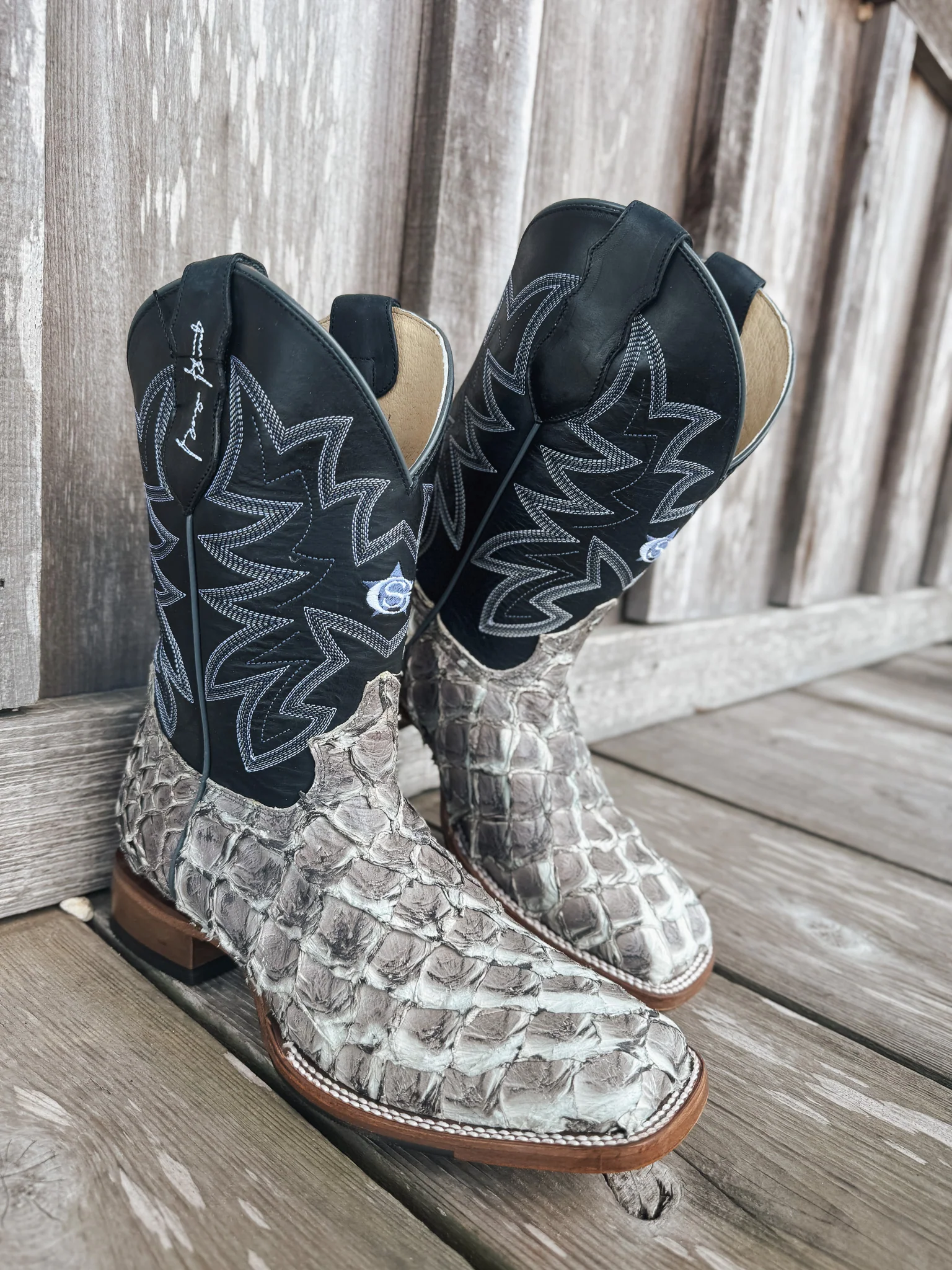 Men's Justin Ocean View 11" Pirarucu Boots - Image 7