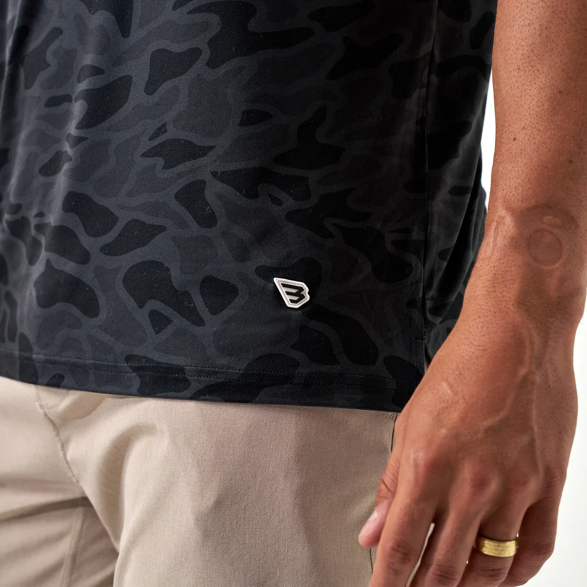 Burlebo Go To Tee - Black Camo - Image 4
