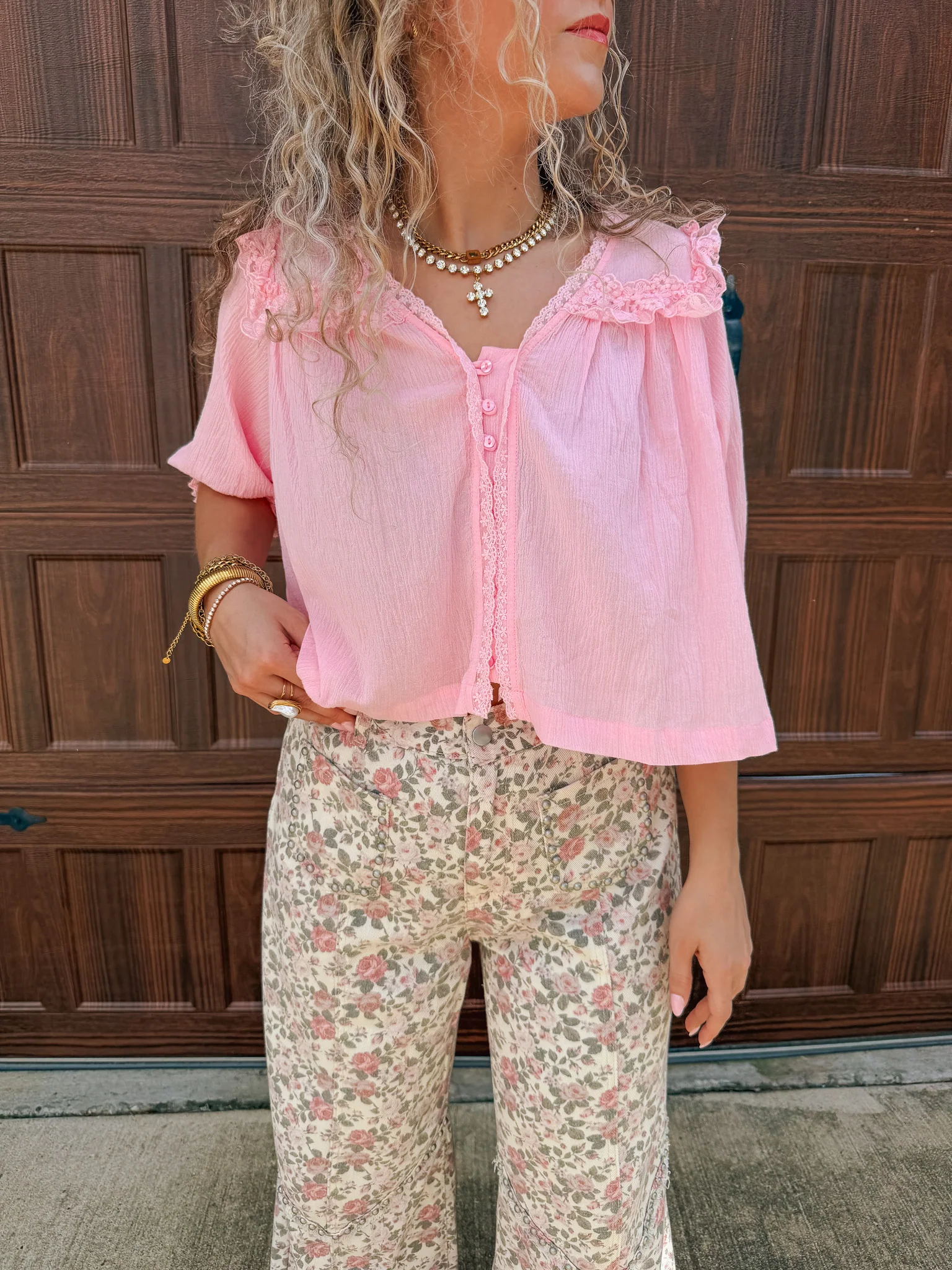 Timeless Classic Top in Pink - Image 3