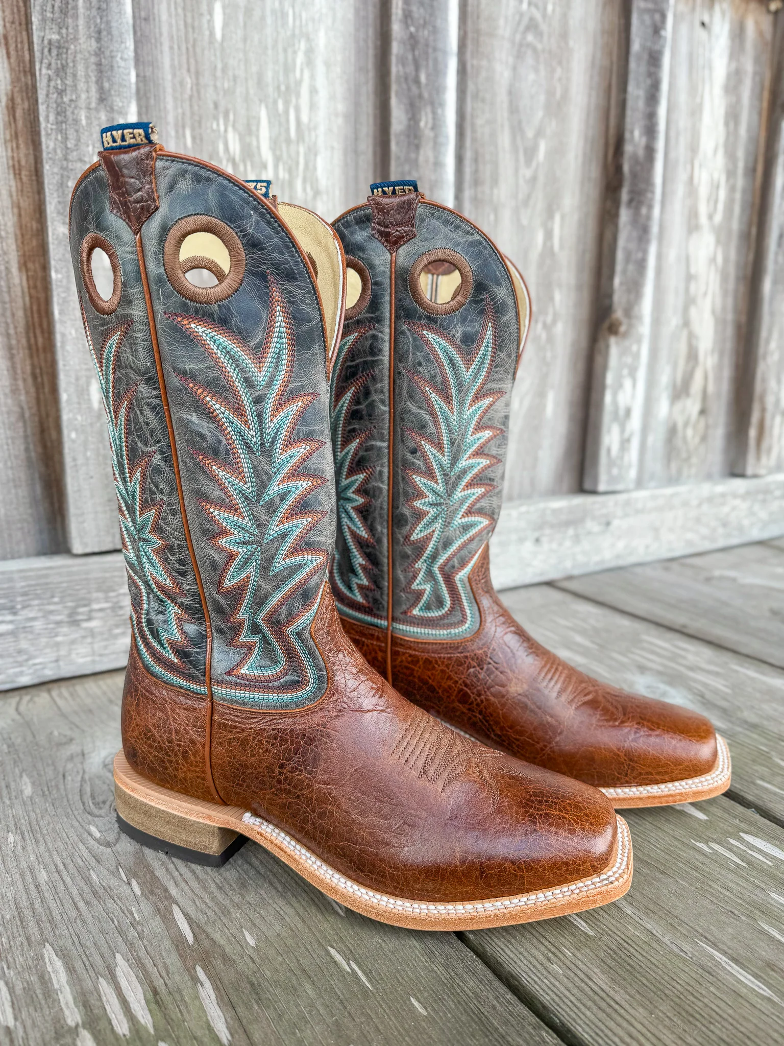 Men's Hyer Walton Slate Grey Goat Boots - Image 3
