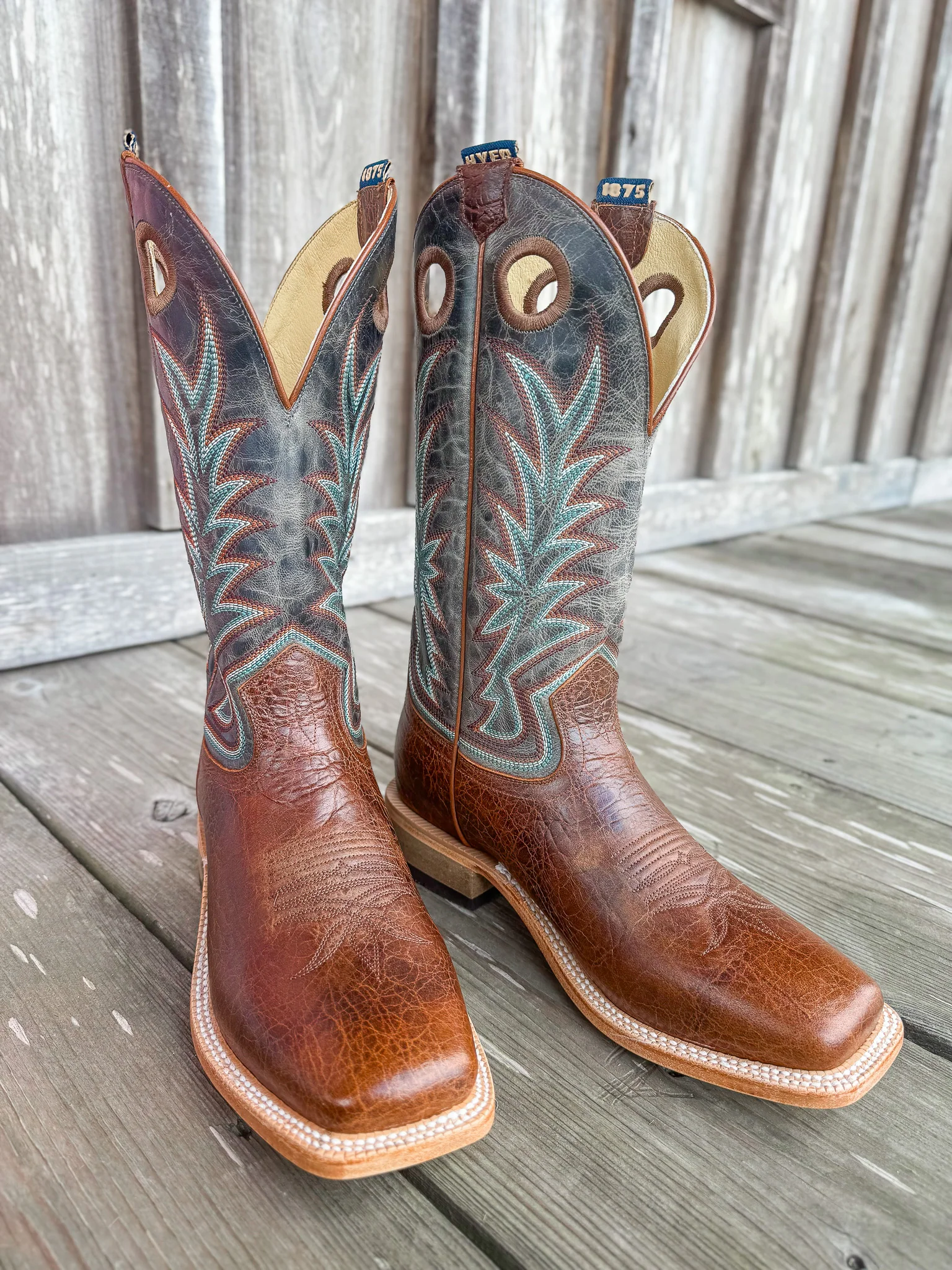 Men's Hyer Walton Slate Grey Goat Boots - Image 7