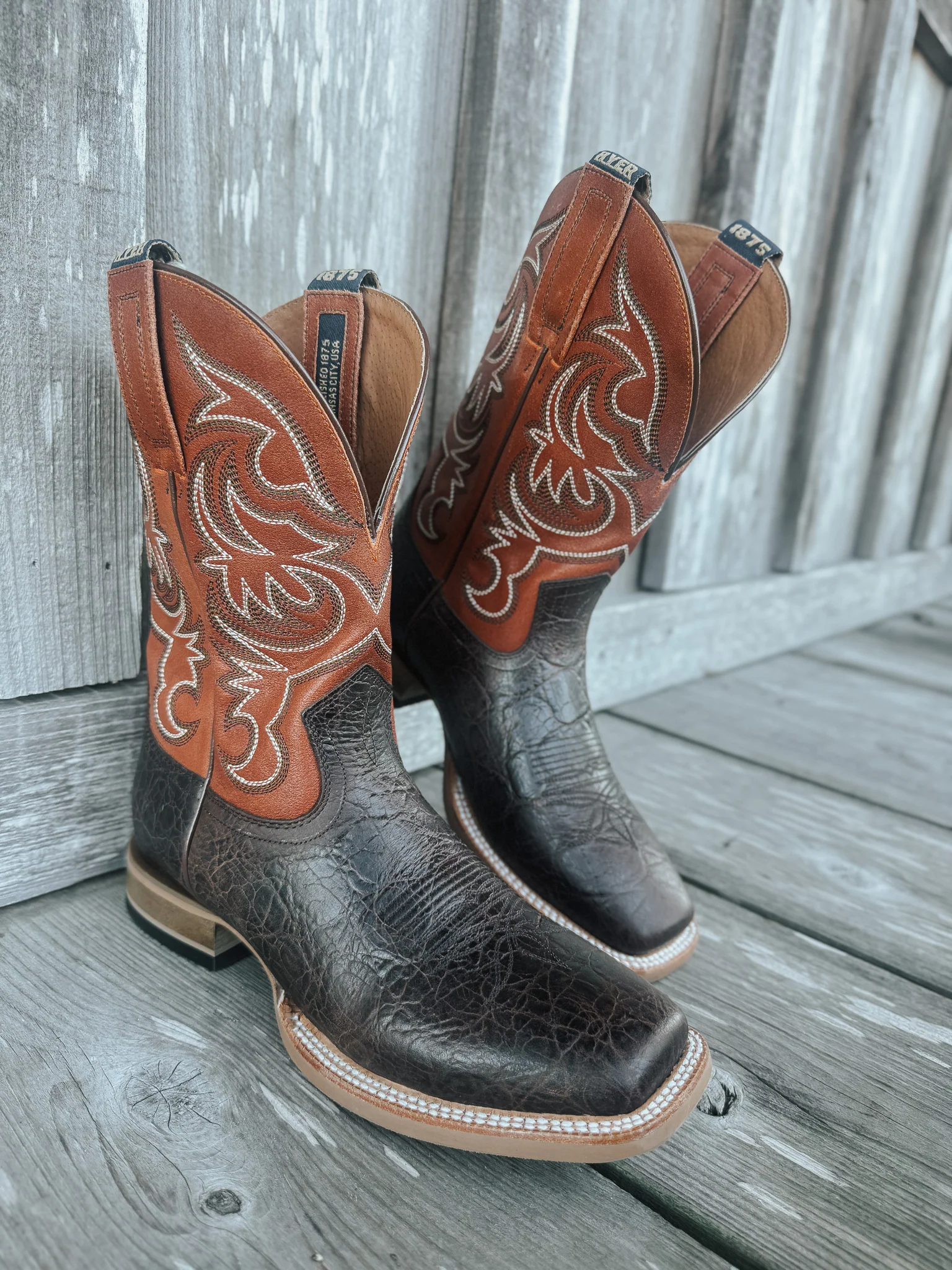 Men's Hyer 11" Bucklin Tan Boots - Image 10