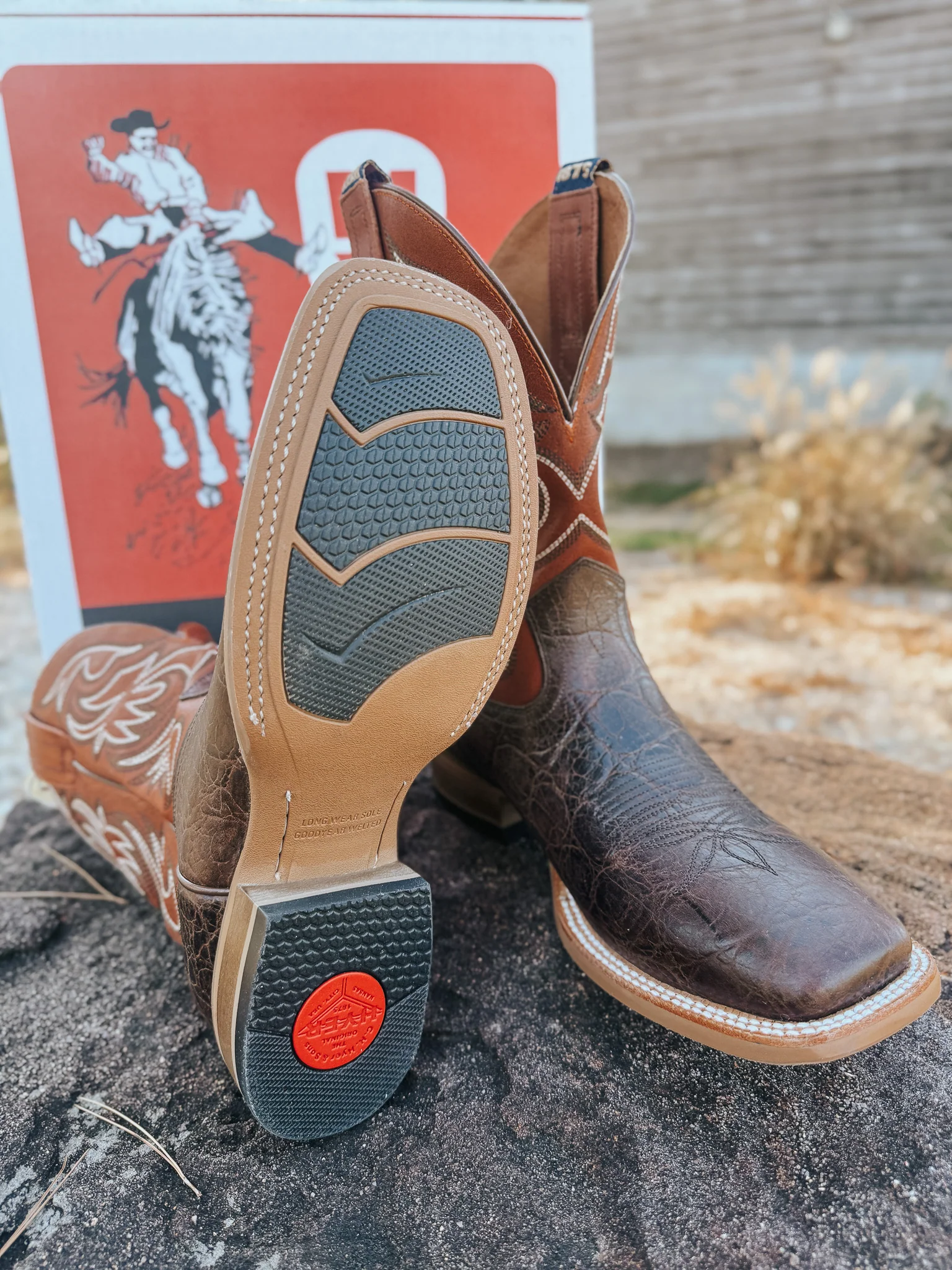 Men's Hyer 11" Bucklin Tan Boots - Image 2