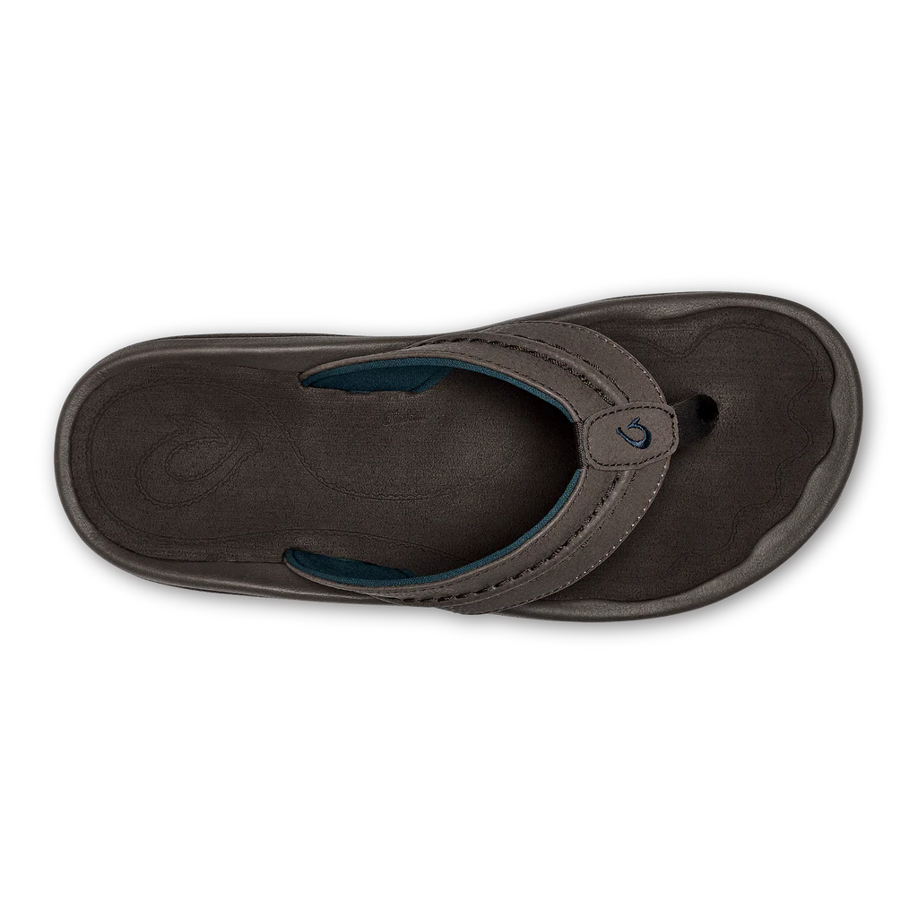 Men's Olukai Hokua Dark Wood Sandal - Image 4