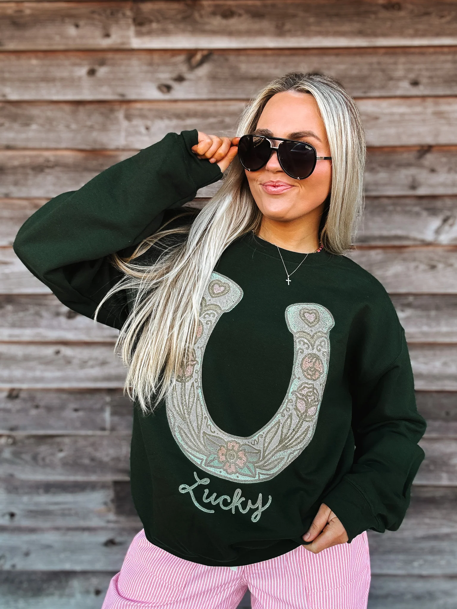 Lucky Horseshoe Sweatshirt