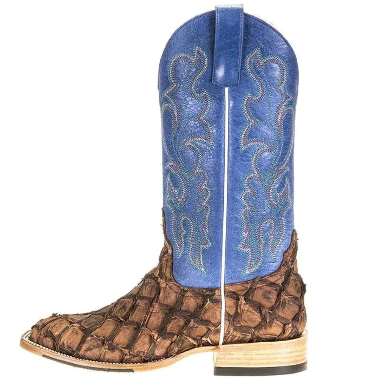 Men's Horse Power Top Hand Cigar Matte Big Bass Pirarucu Boots - Image 5
