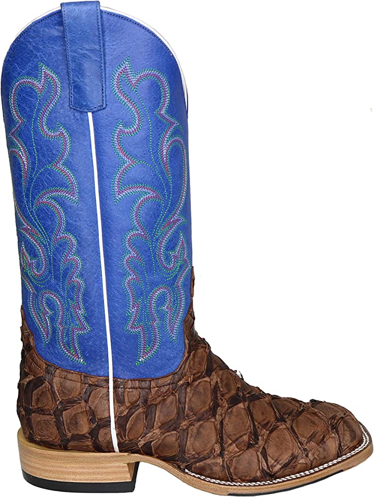 Men's Horse Power Top Hand Cigar Matte Big Bass Pirarucu Boots - Image 9