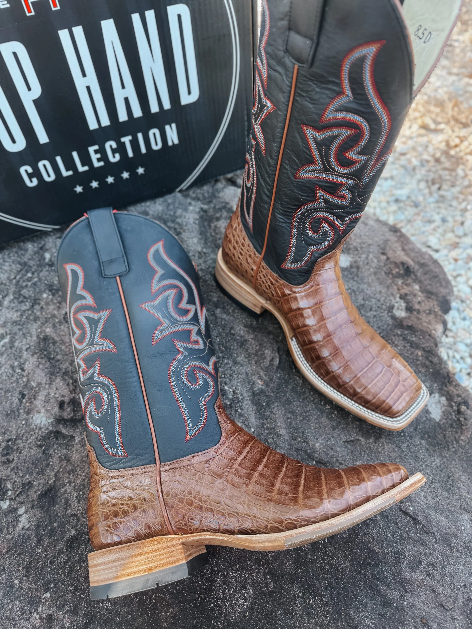 Men's Horse Power Cigar Caiman Boots - Image 5